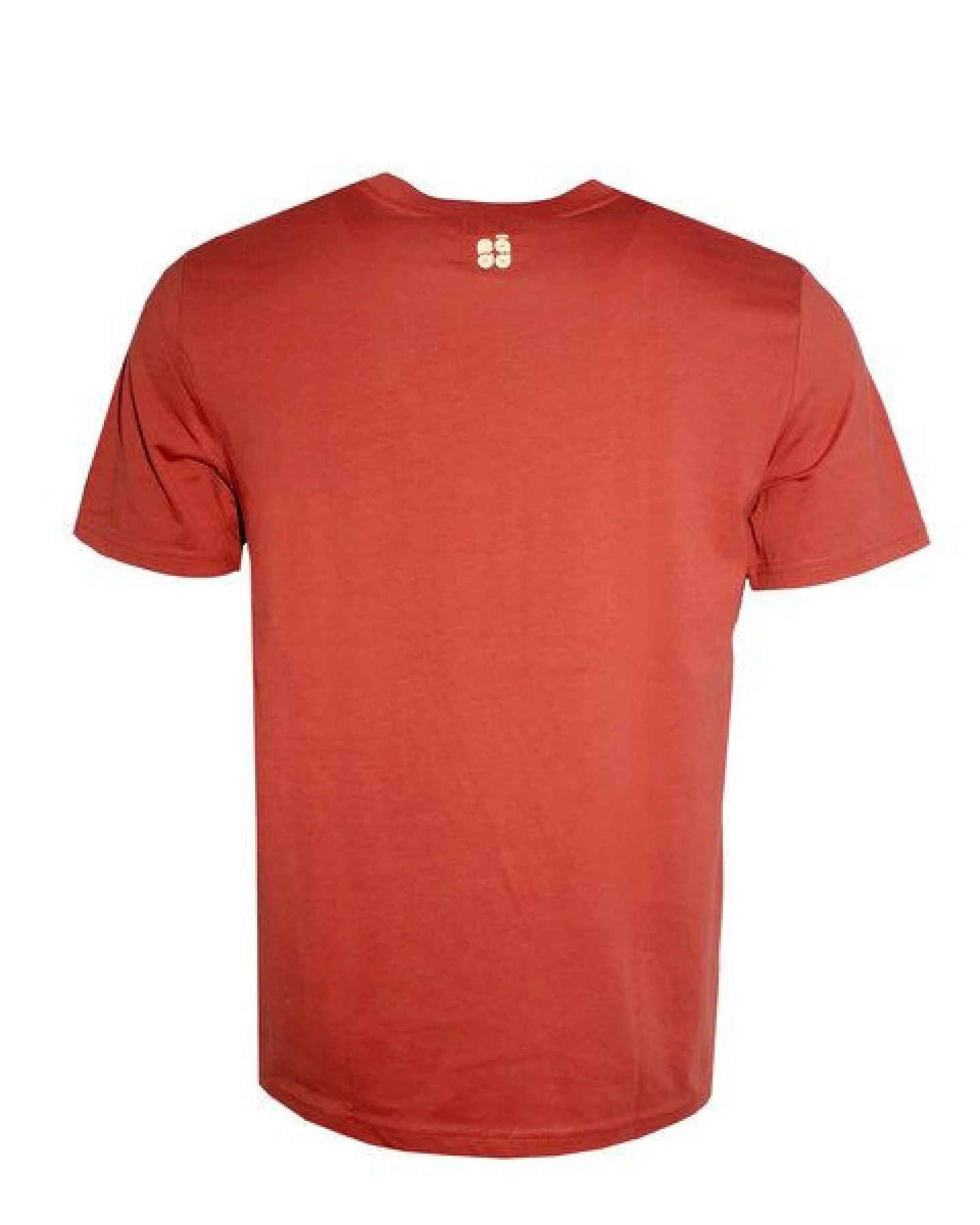 Herren T-Shirt Rundhals aus Bio-Baumwolle "Crepes BT" Rot von Fädd – Ansicht 3