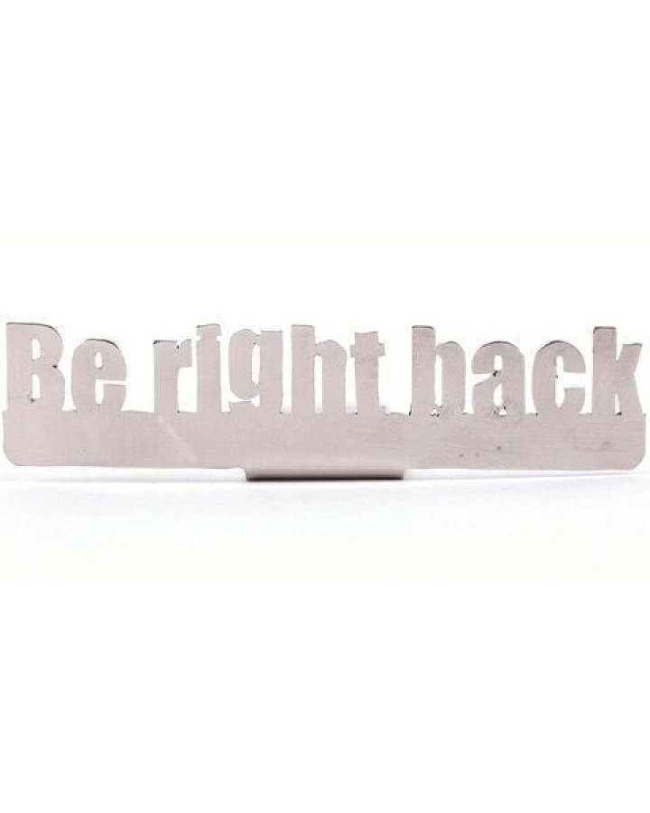 El Puente Lesezeichen "Be right back!"
