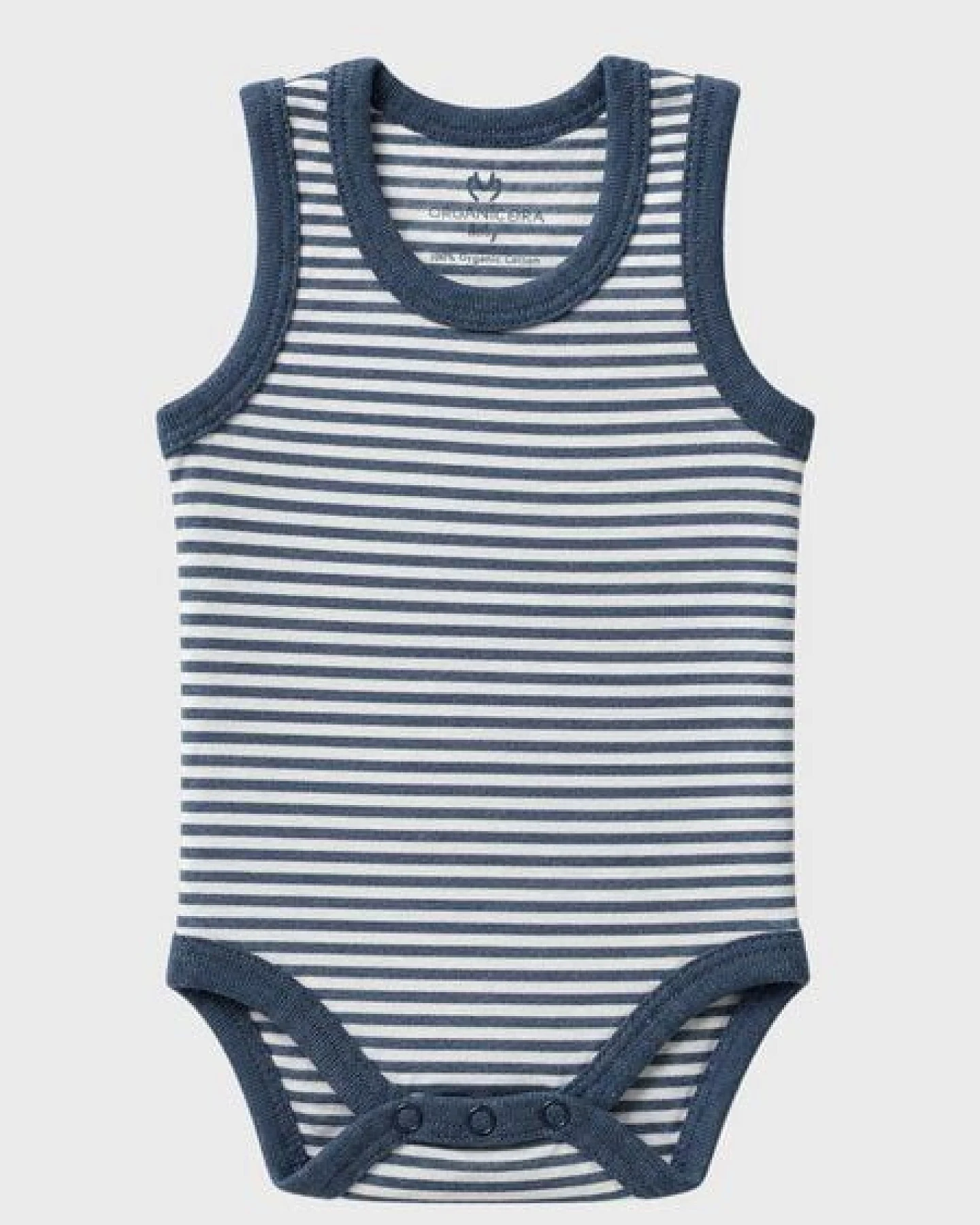 OrganicEra Bio-Ärmellose Babybodys für Neugeborene, 2er-Set – Ansicht 3