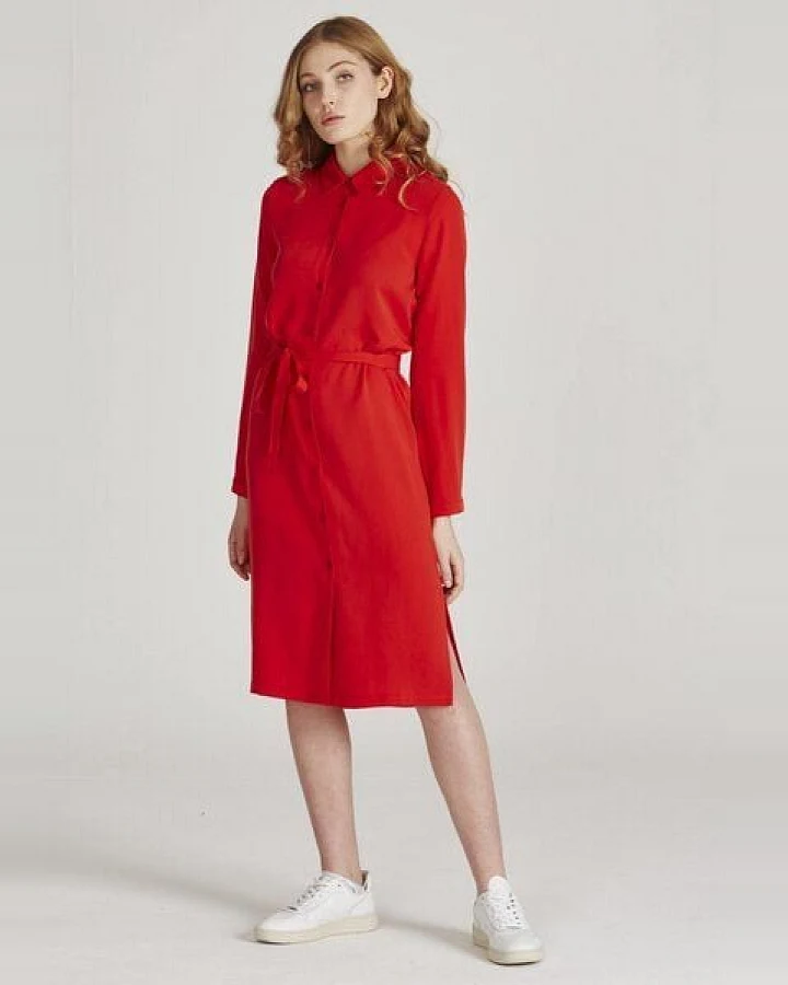 Givn Berlin Damen Hemdblusenkleid aus Lyocell (Tencel) "Merle"