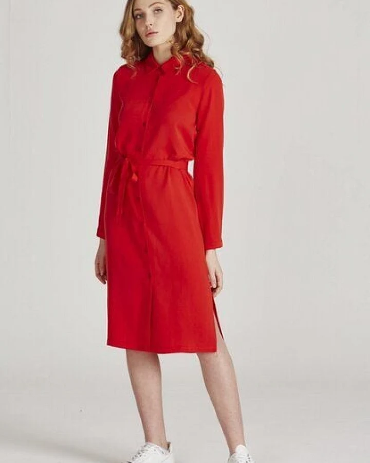 Givn Berlin Damen Hemdblusenkleid aus Lyocell (Tencel) "Merle"