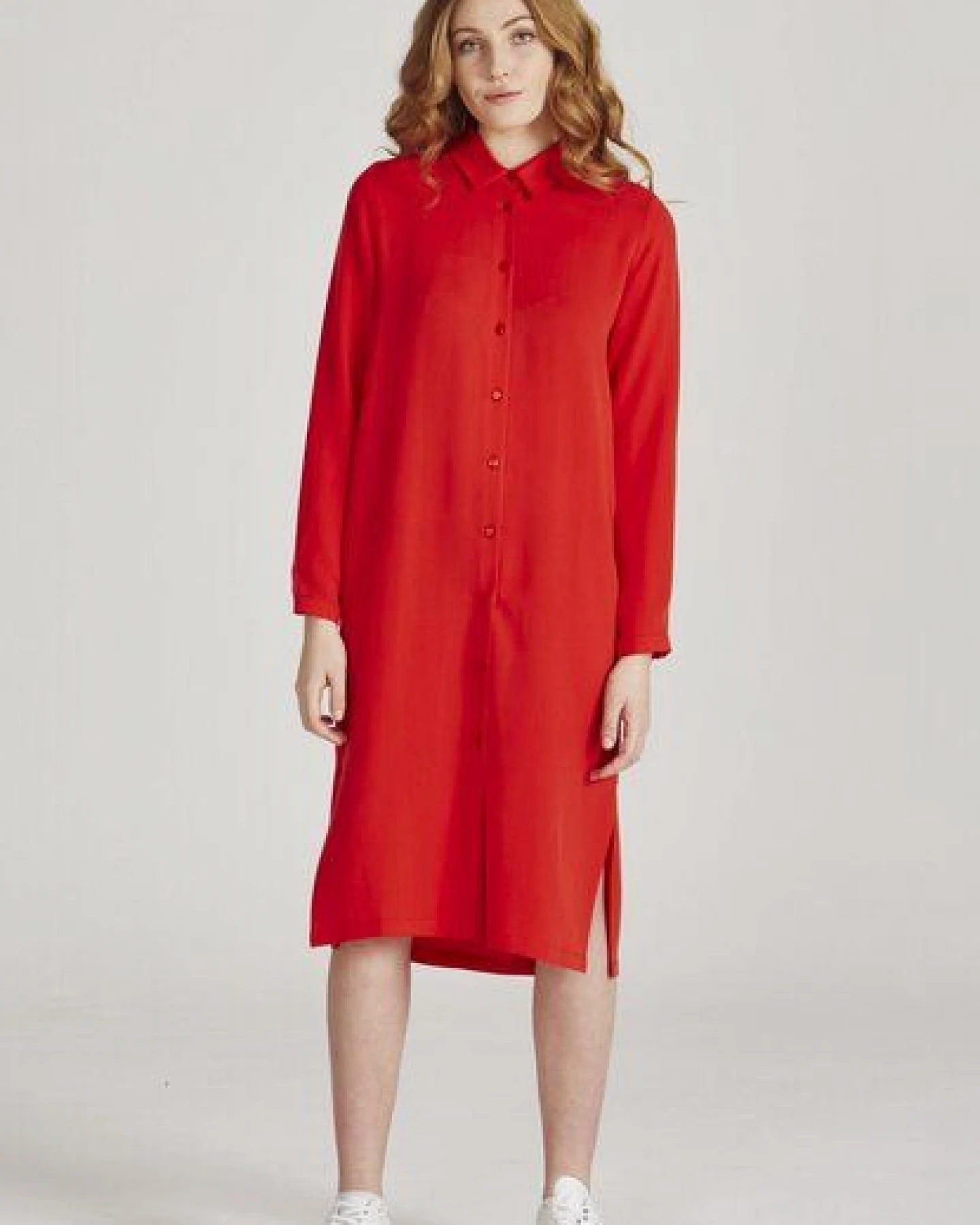 Givn Berlin Damen Hemdblusenkleid aus Lyocell (Tencel) "Merle" – Ansicht 2