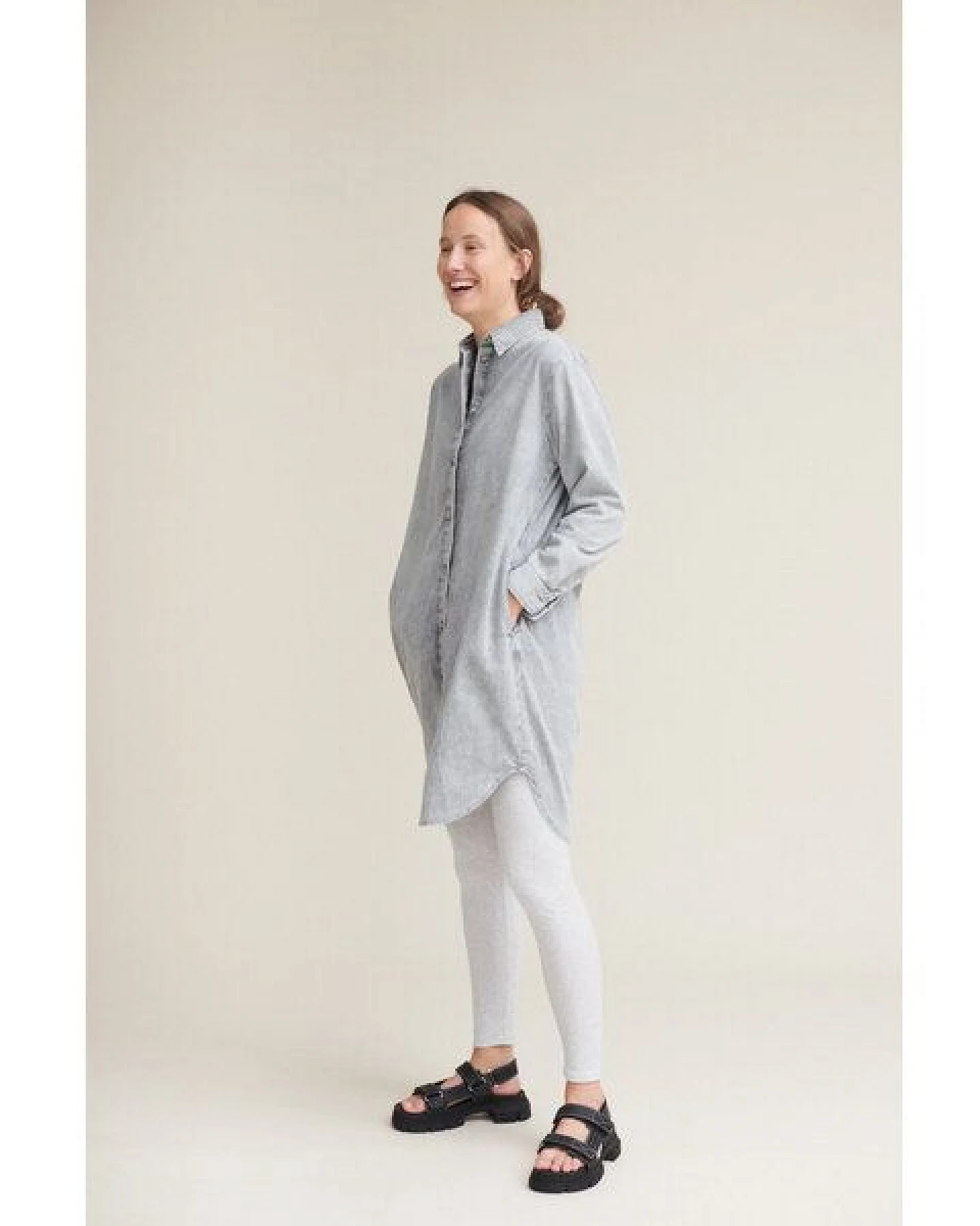 Basic Apparel Hemdkleid BLUEBELL aus Bio-Baumwolle – Ansicht 2