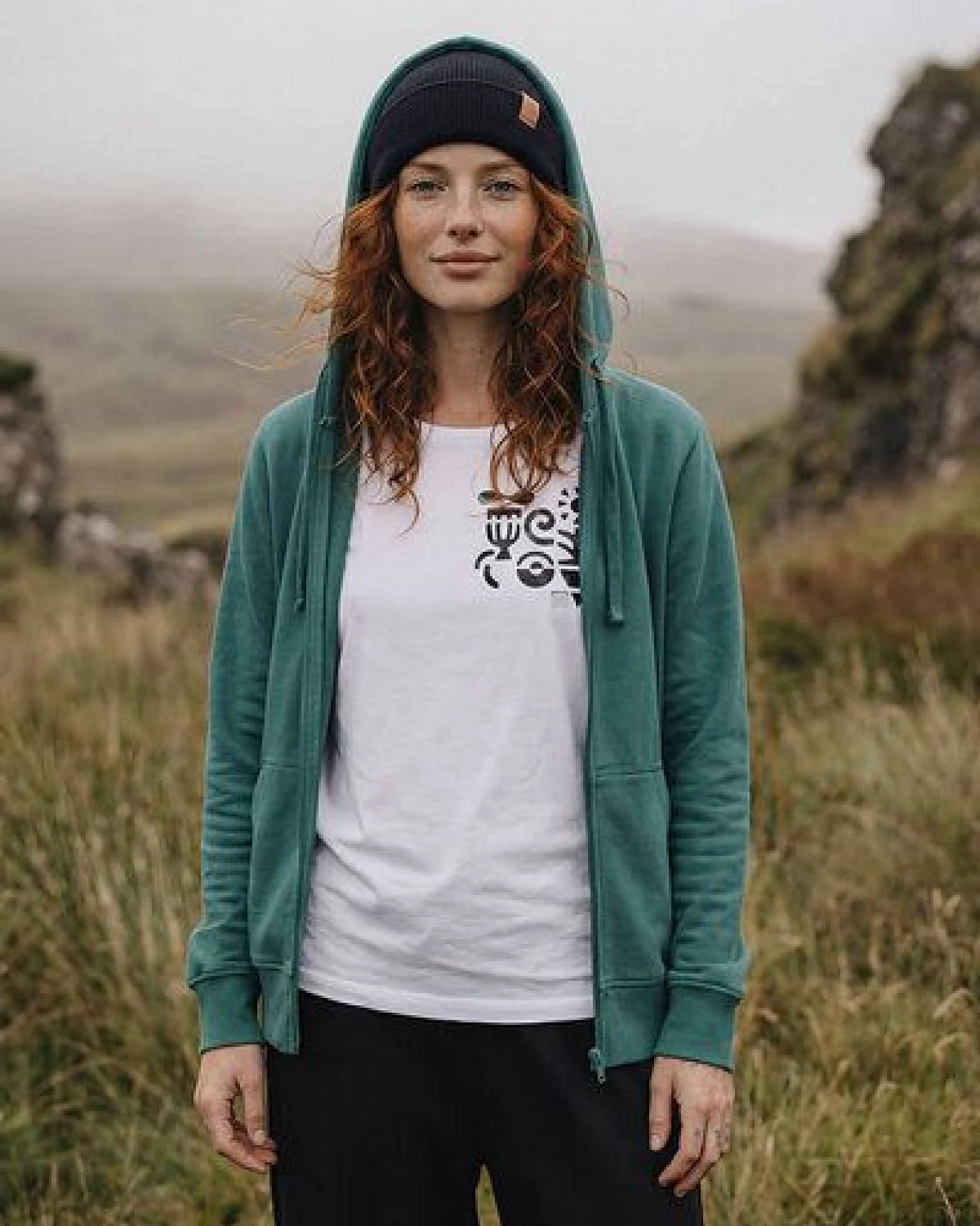 KOKOworld Kapuzenjacke Goa-Zip – Ansicht 2