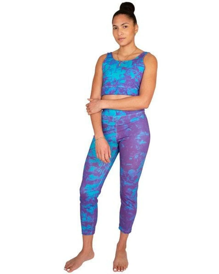 ÆVRIL Damen Yoga Leggings // Avril Print // Bio-Baumwolle