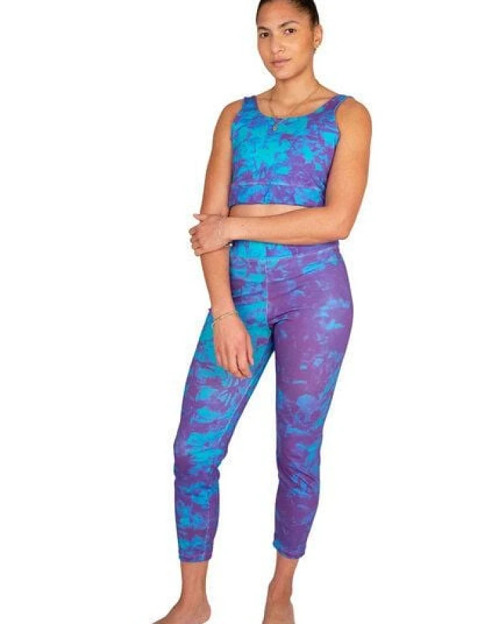 ÆVRIL Damen Yoga Leggings // Avril Print // Bio-Baumwolle