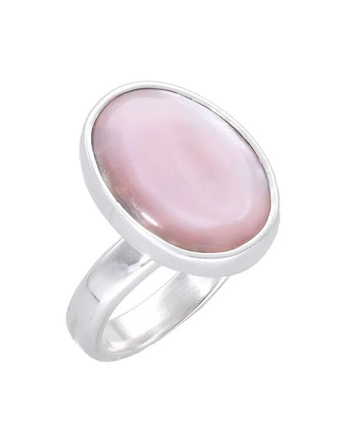 pakilia Silber Ring Perlmutt Fair-Trade und handmade