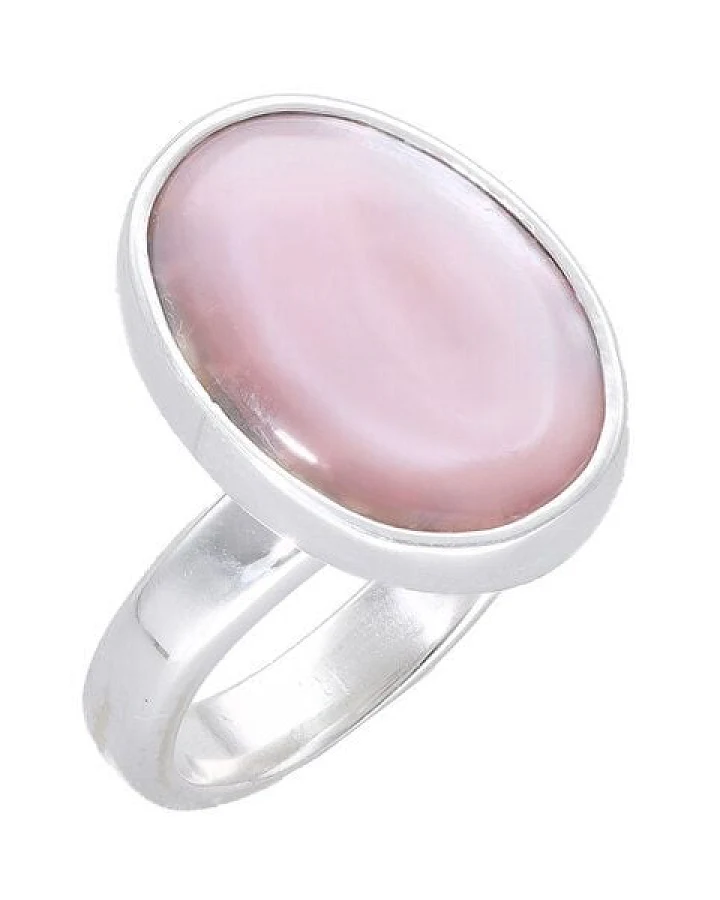 pakilia Silber Ring Perlmutt Fair-Trade und handmade