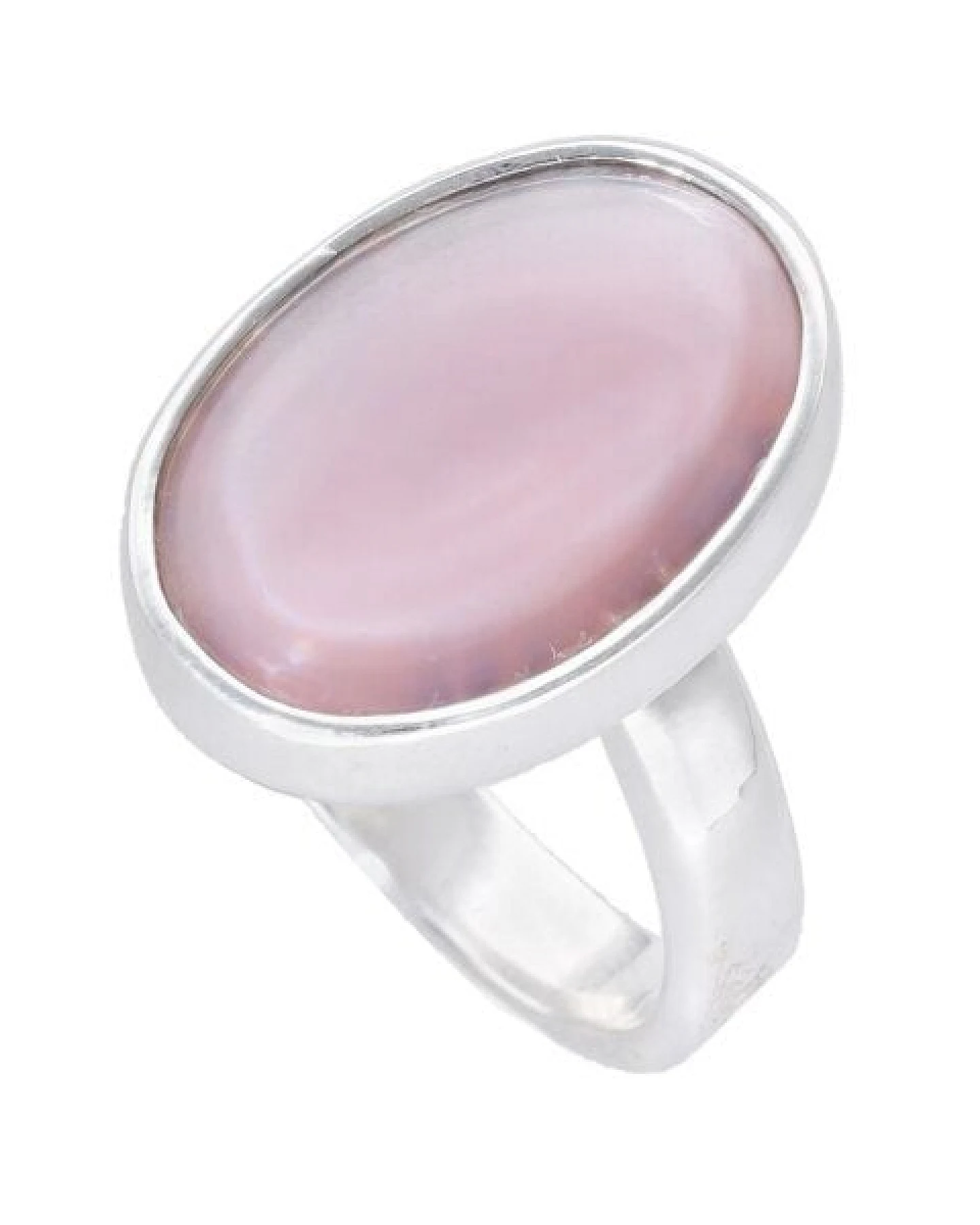 pakilia Silber Ring Perlmutt Fair-Trade und handmade – Ansicht 2