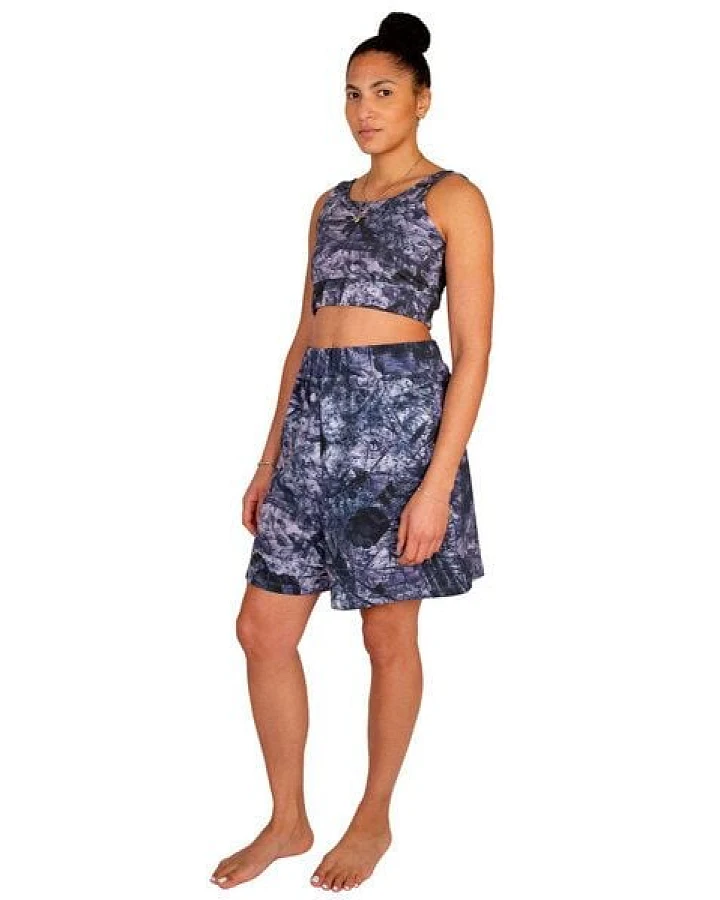 ÆVRIL Unisex Weite Shorts // Tobiume Print // Bio-Baumwolle