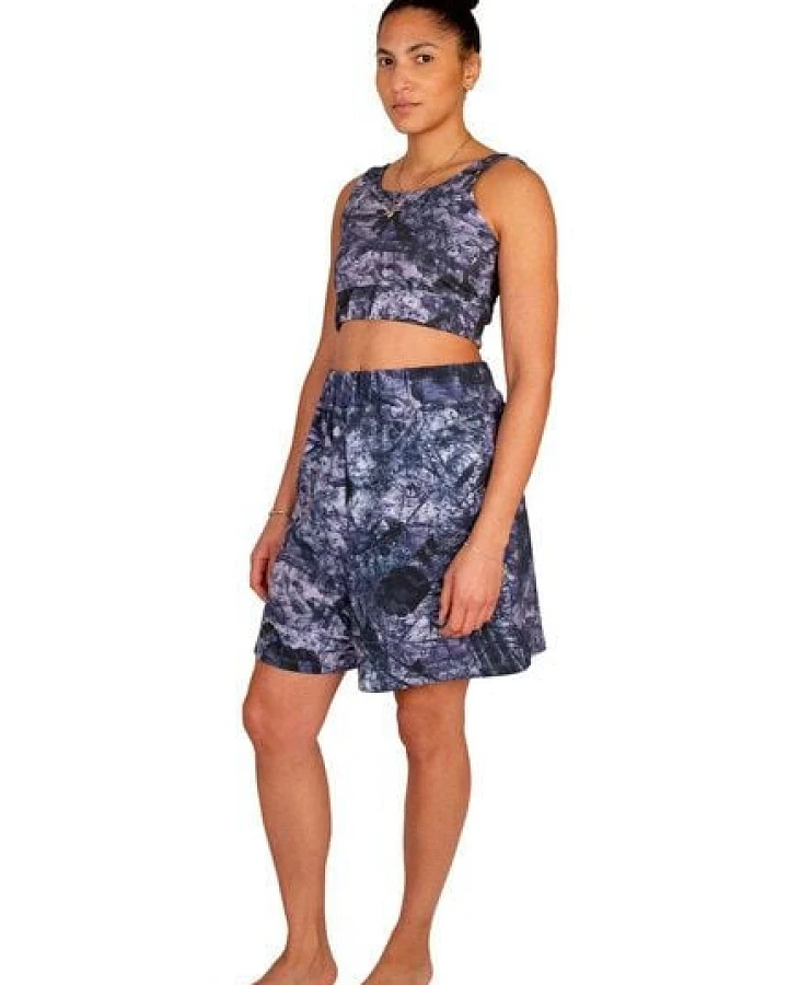 ÆVRIL Unisex Weite Shorts // Tobiume Print // Bio-Baumwolle
