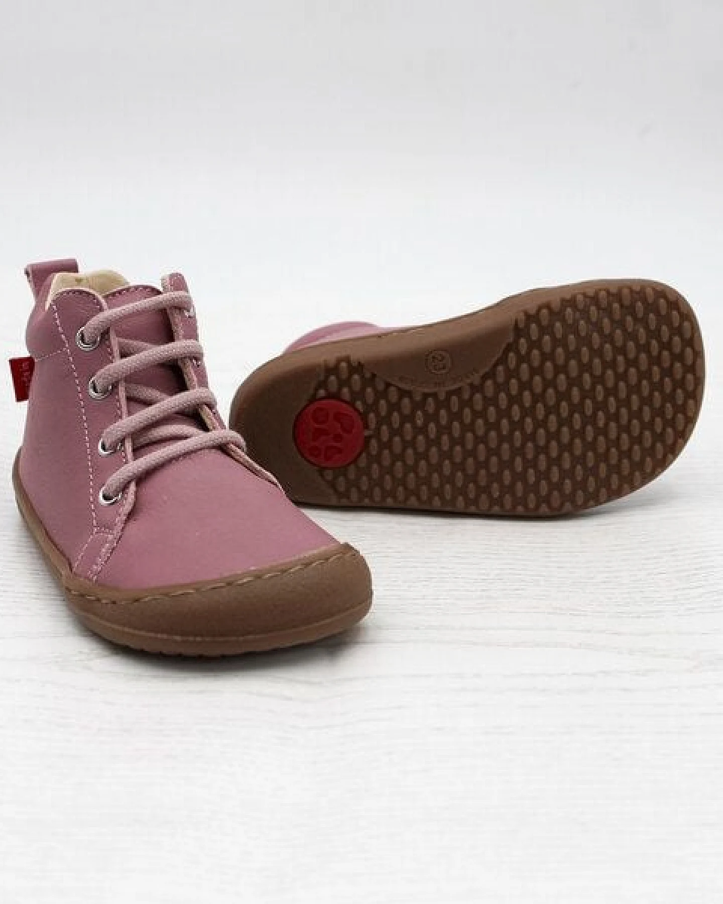Pololo Barfuß-Halbschuh "ECO" zum Schnüren, aus chromfreiem Leder, unisex – Ansicht 4