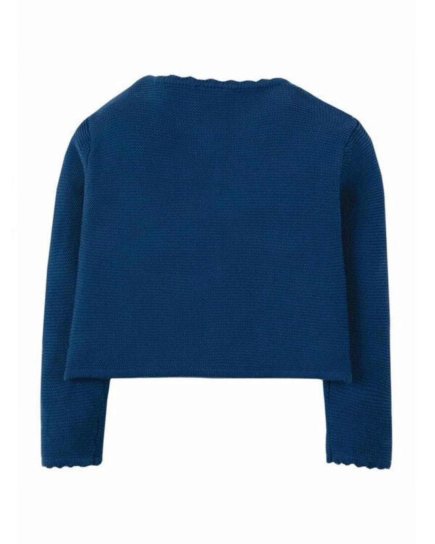 Frugi Strickjacke Milly Swing Papageientaucher in blau – Ansicht 3