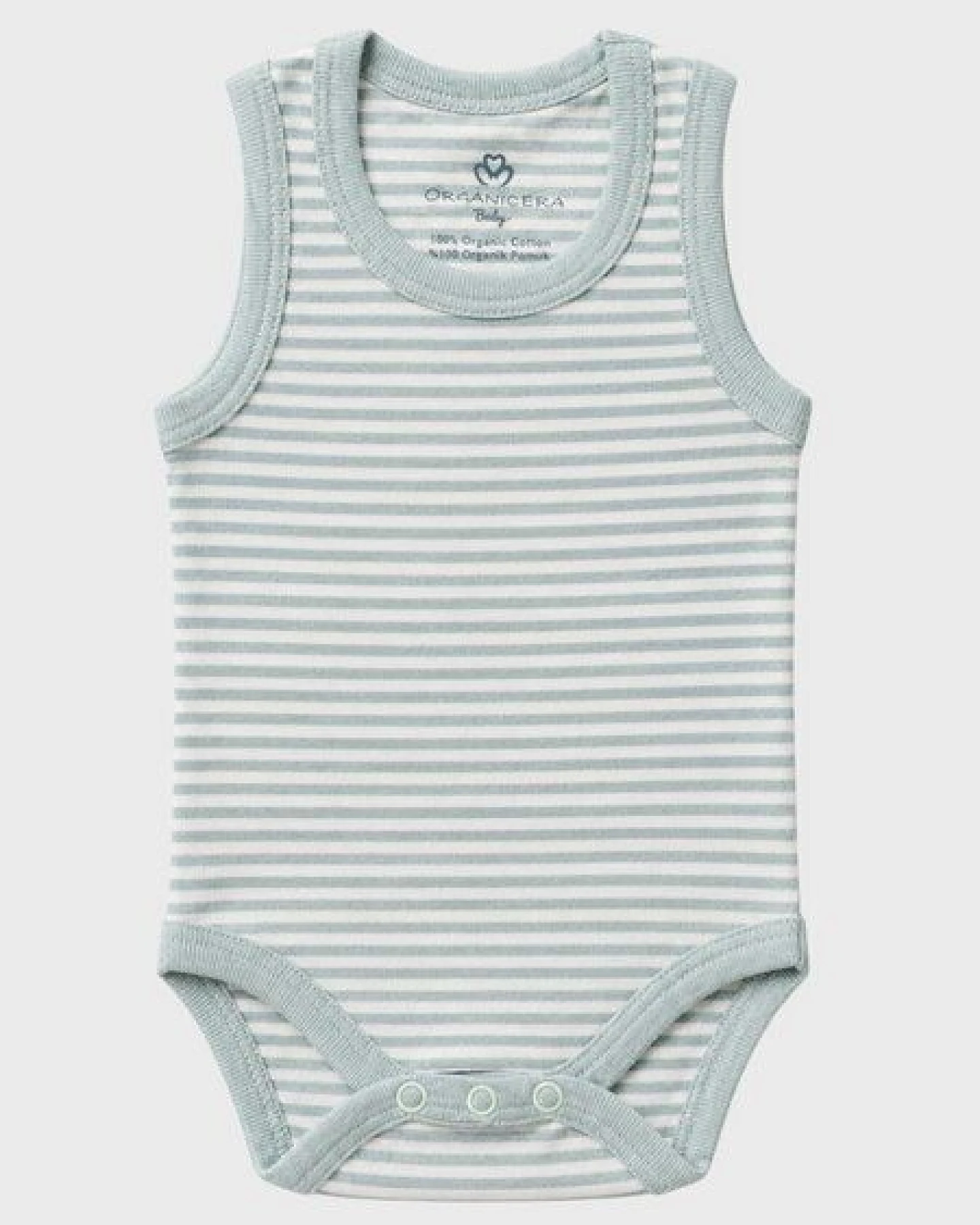OrganicEra Bio-Ärmellose Babybodys für Neugeborene, 2er-Set – Ansicht 3