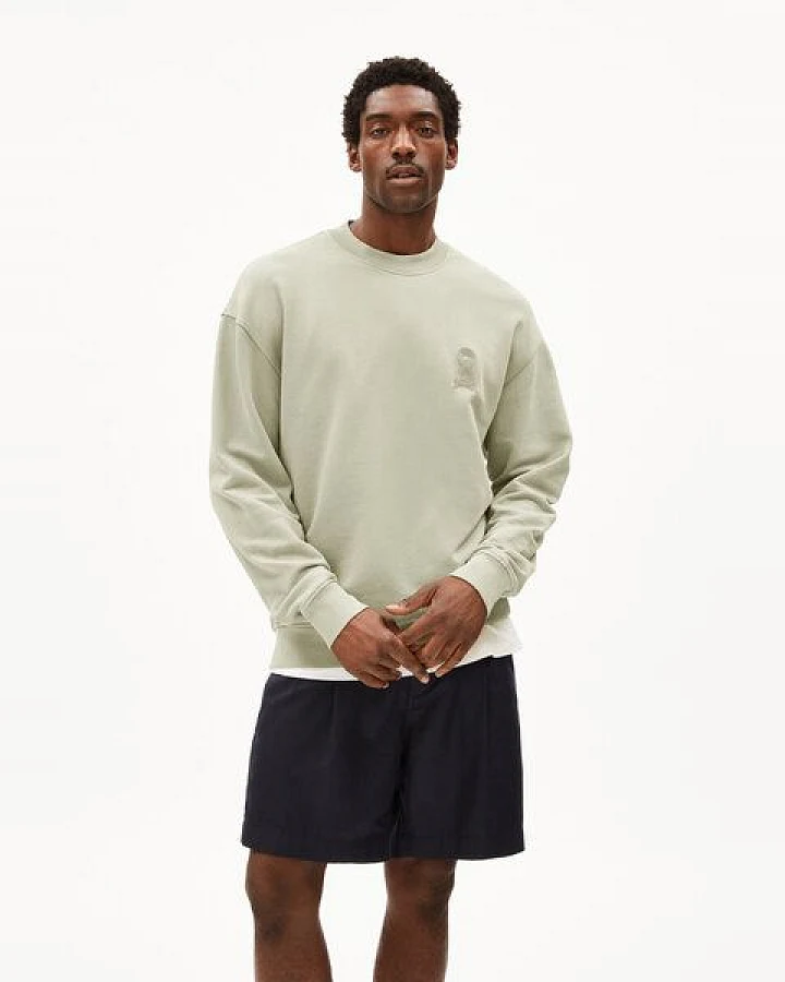 ARMEDANGELS EMAAL CREWNECK GMT DYE Herren Sweatshirt aus Bio-Baumwolle