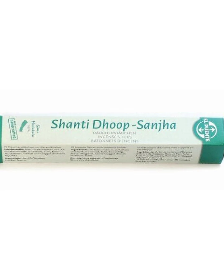 El Puente Räucherstäbchen "Shanti Dhoop - Sanjha"