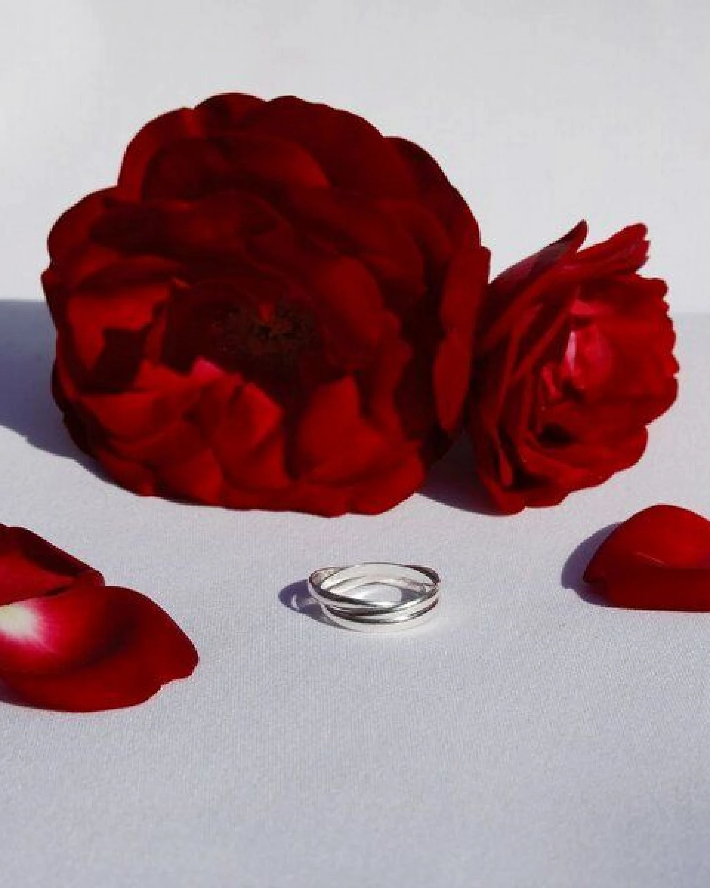 pakilia Silber Ring Band dreifach Fair-Trade und handmade – Ansicht 3