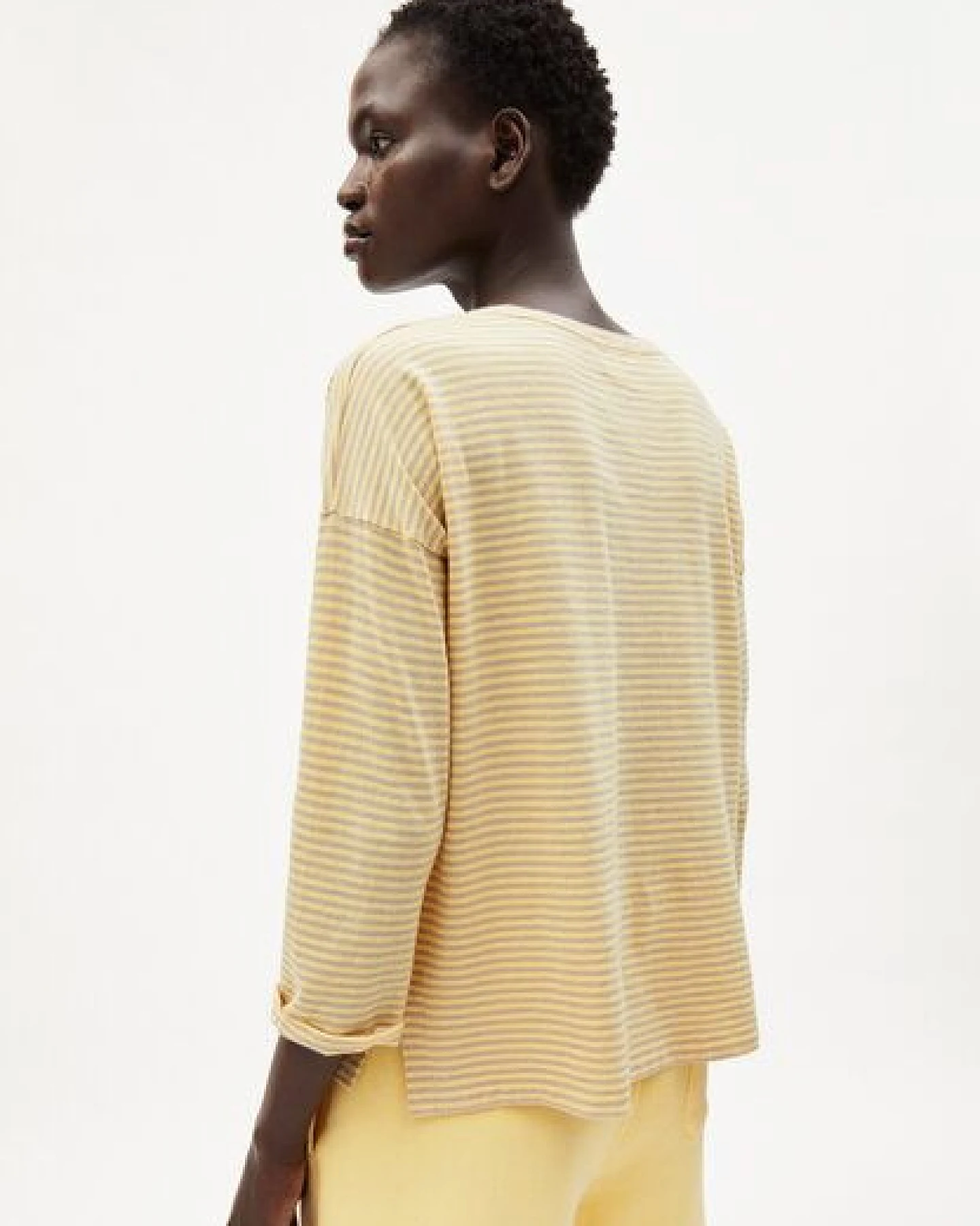 ARMEDANGELS SIANAA LOVELY STRIPES - Damen Longsleeve Oversized Fit aus Bio-Baumwolle – Ansicht 2