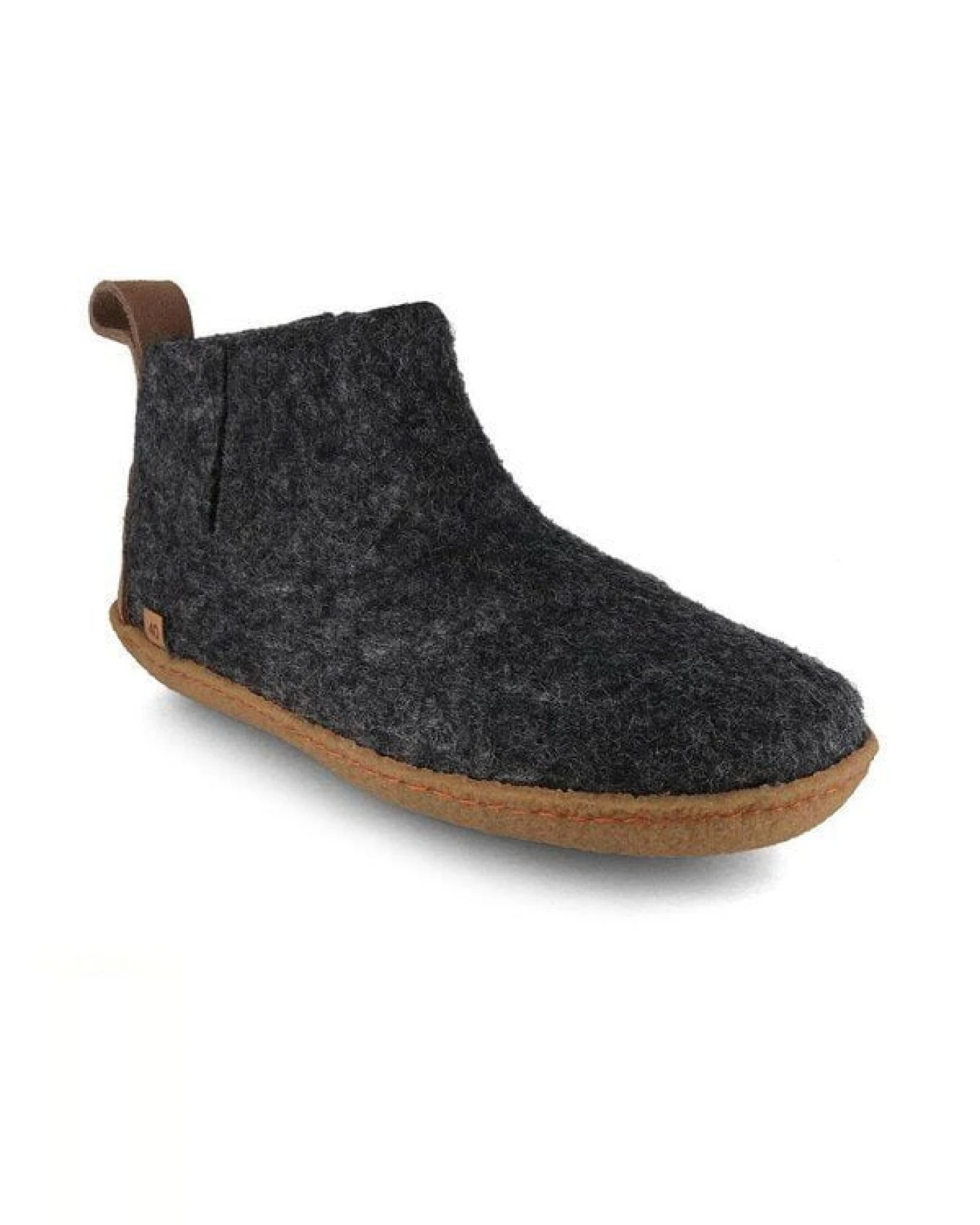 WoolFit Yeti Filzboots hohe Hausschuhe mit Naturgummisohle, handgefilzt aus 100% Wolle – Ansicht 2