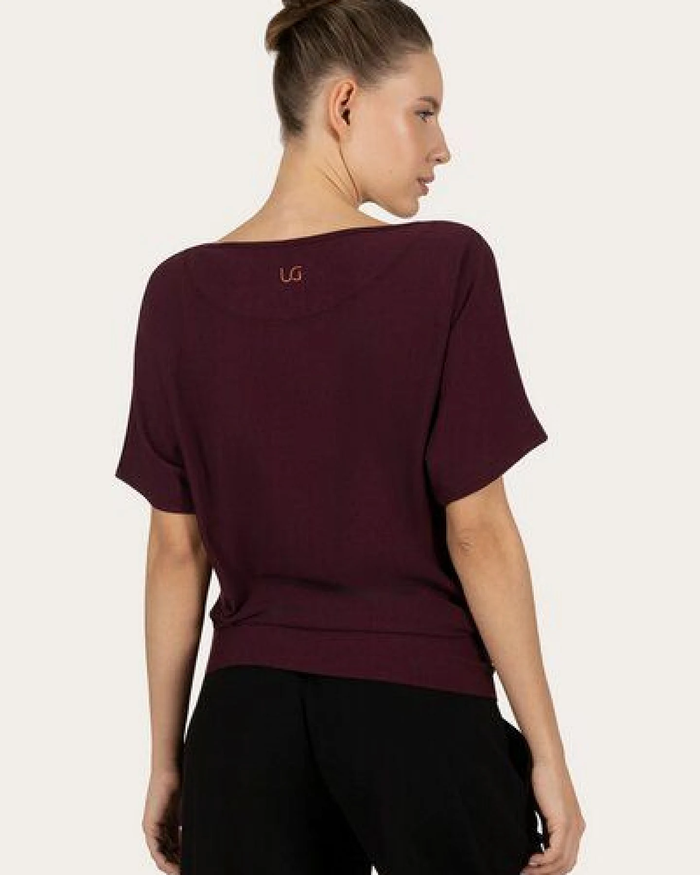 Urban Goddess Budhi Kurzarm Pilates & Yoga Shirt – Ansicht 3