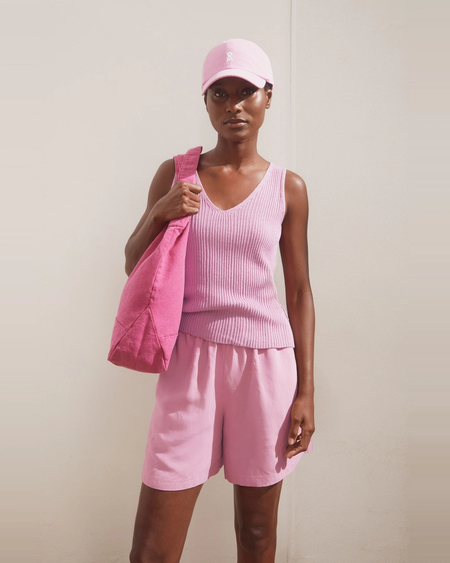 Stricktop Linen Blend Rosa – Ansicht 5