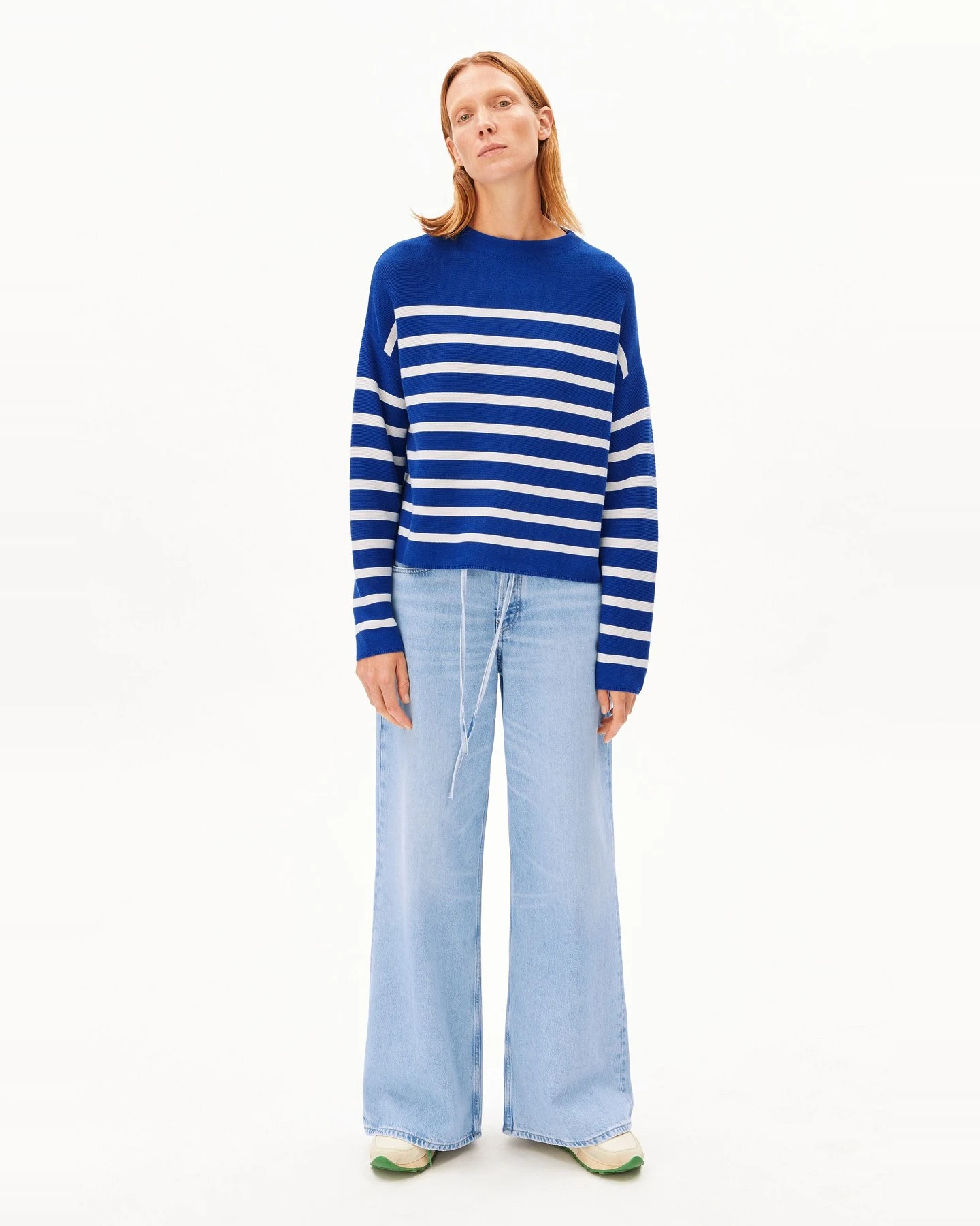 Pullover Merinaa Stripes Blau – Ansicht 4