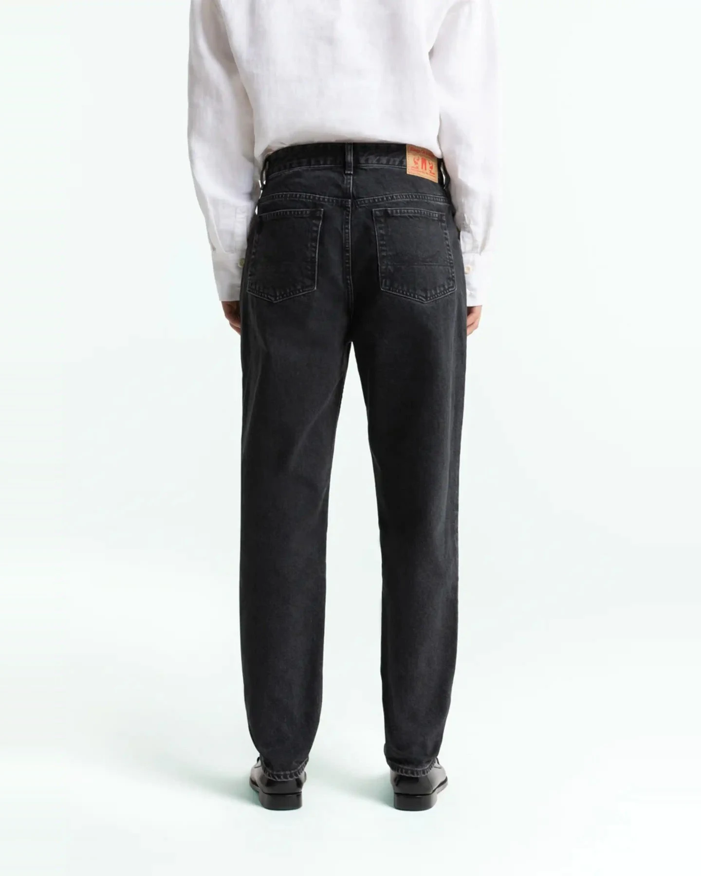 Jeans Caroline Cropped Holo Grey Used – Ansicht 4