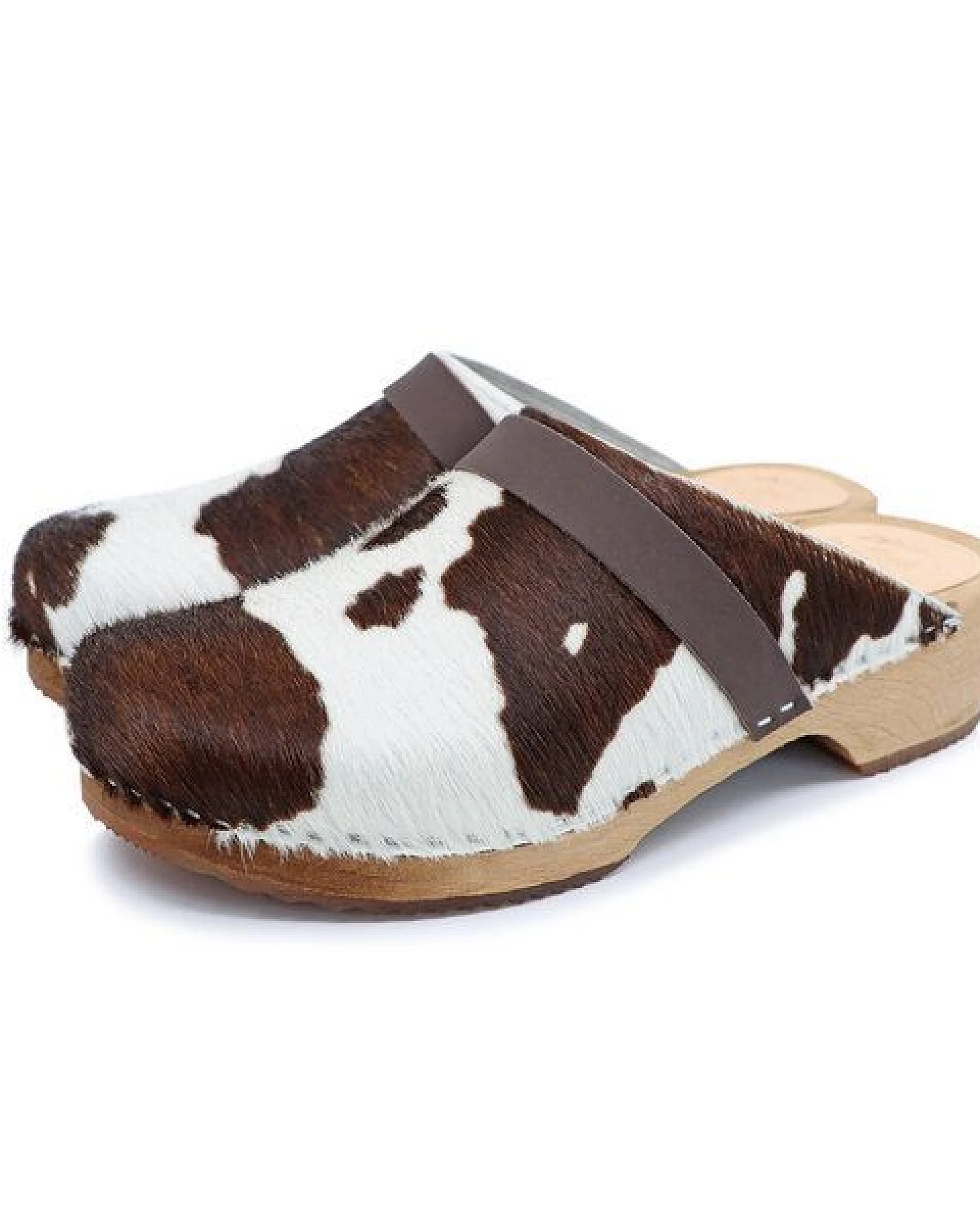LYCKA COW - KUH schwedische Holzclogs von me&myClogs - low heel – Ansicht 2