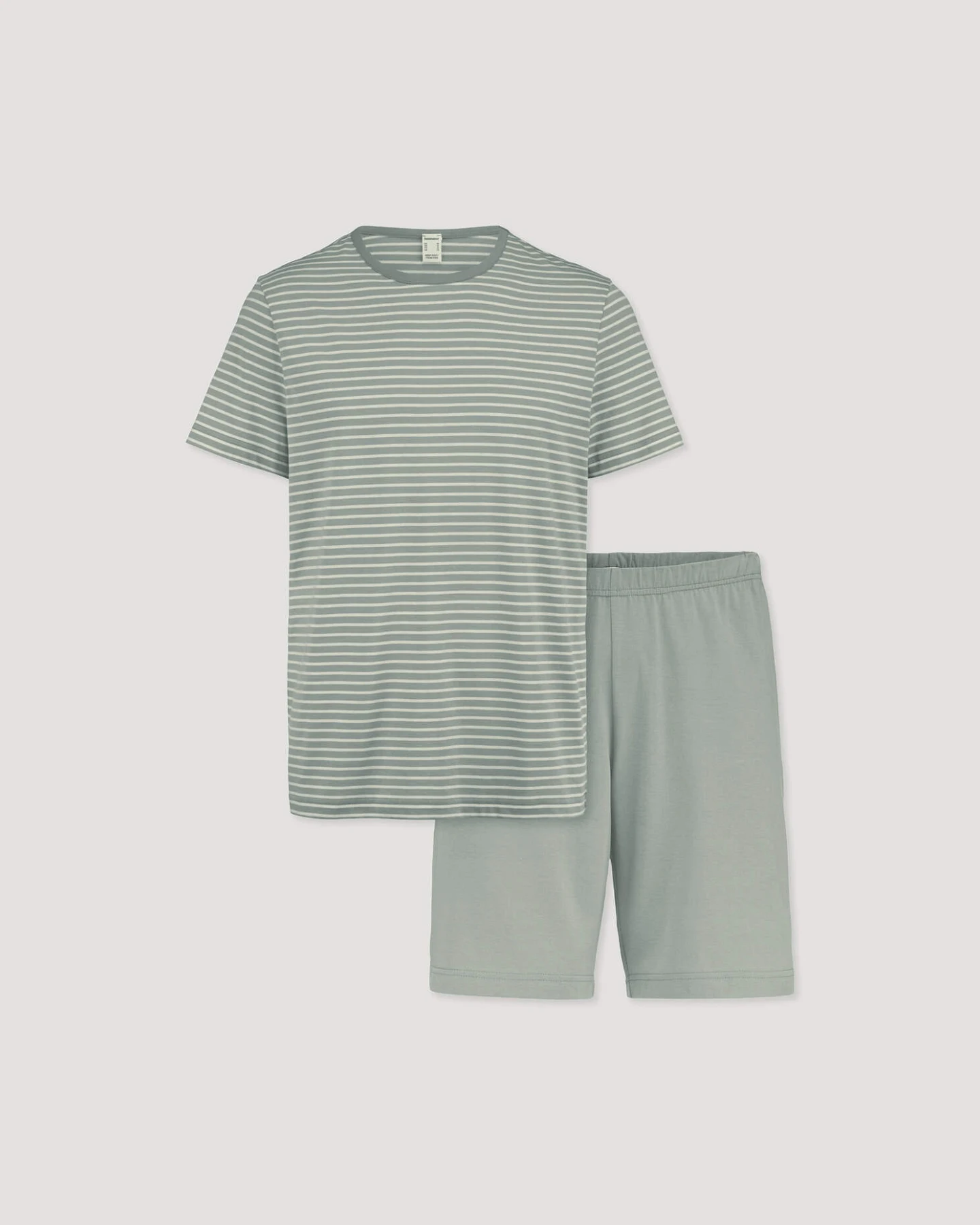 hessnatur Herren Pyjama PURE COTTON aus Bio-Baumwolle - grün - Größe 46 – Ansicht 4