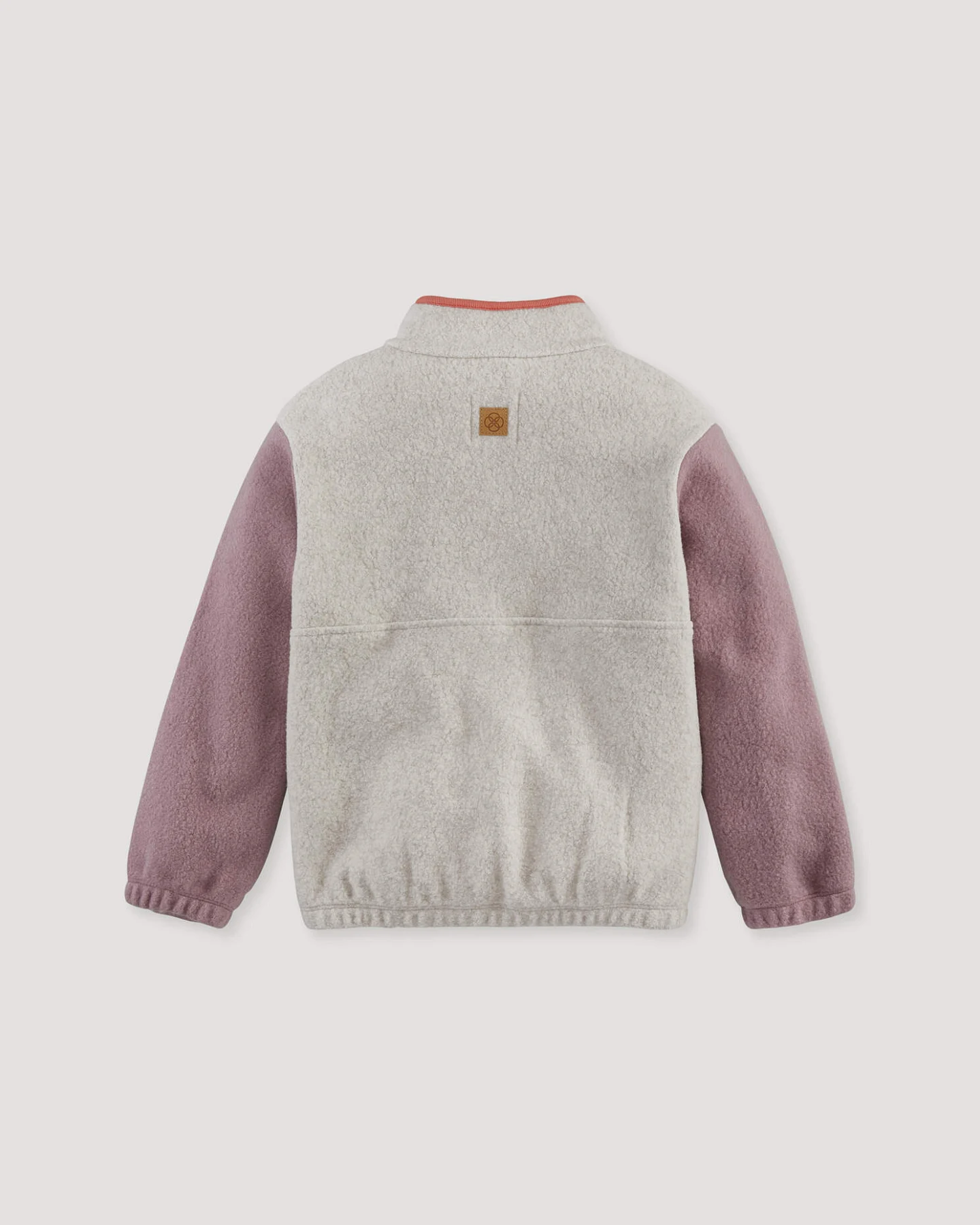hessnatur Kinder Fleece Sweatshirt aus Bio-Baumwolle - lila - Größe 134/140 – Ansicht 2