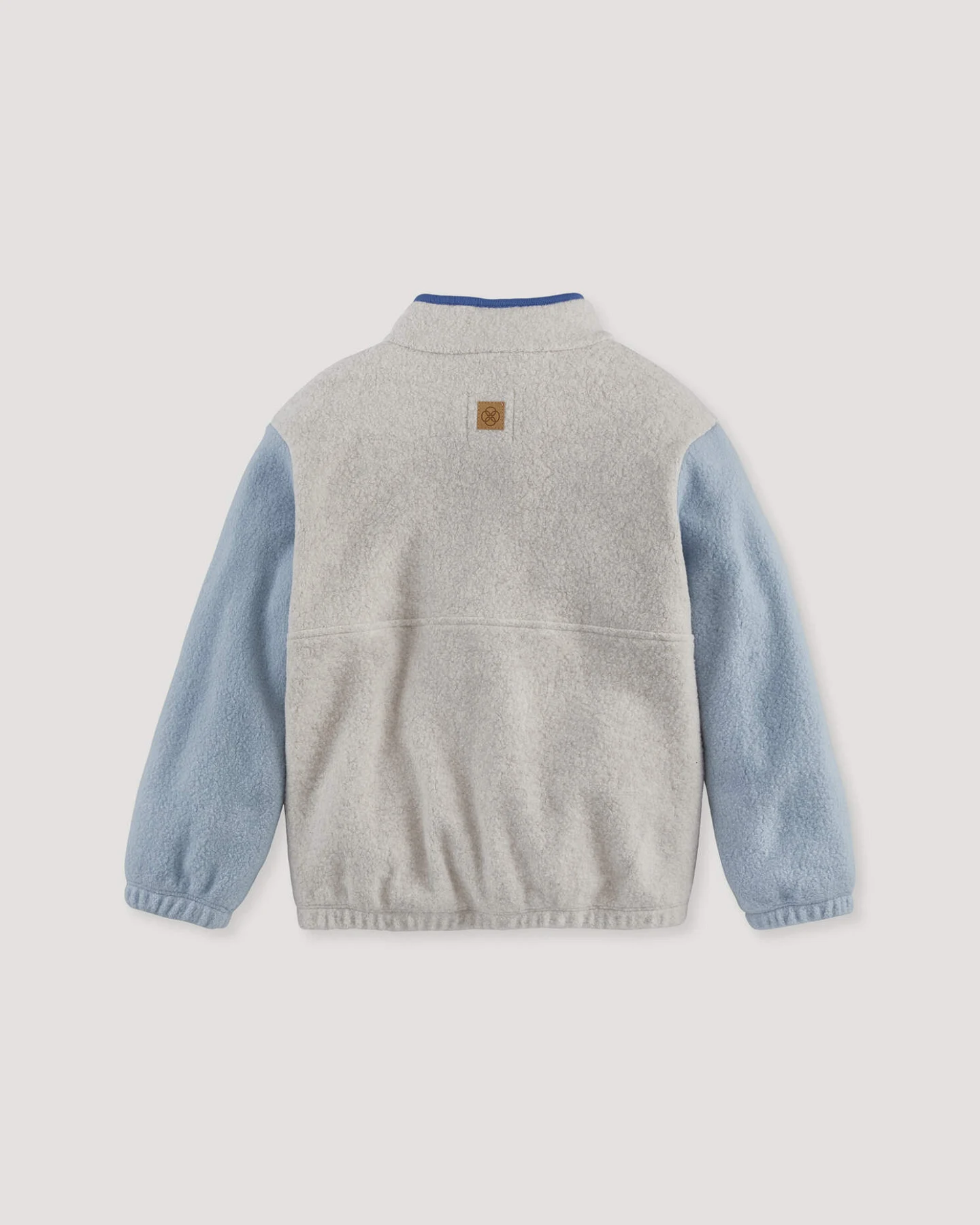 hessnatur Kinder Fleece Sweatshirt aus Bio-Baumwolle - blau - Größe 146/152 – Ansicht 2