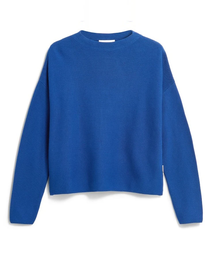 ARMEDANGELS - Women's Merinaa Links Links - Pullover Gr XS blau