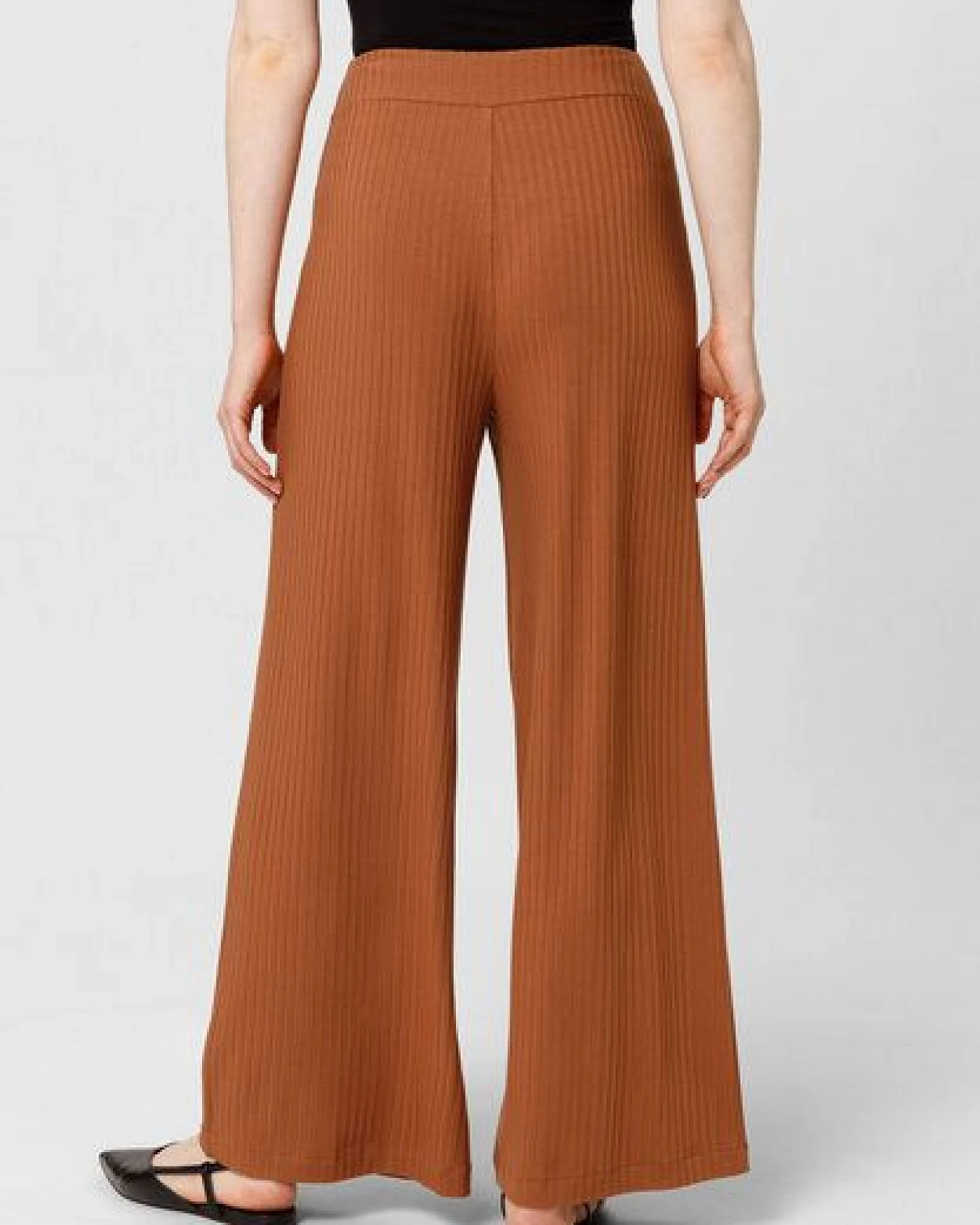 Les Lunes Weite Hosen „Michelle Rib Wide Leg“ – Ansicht 4