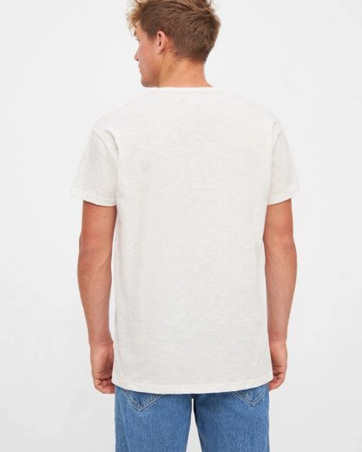 derbe Kurzarm T-shirt Print „Basic Kippes“ – Ansicht 4