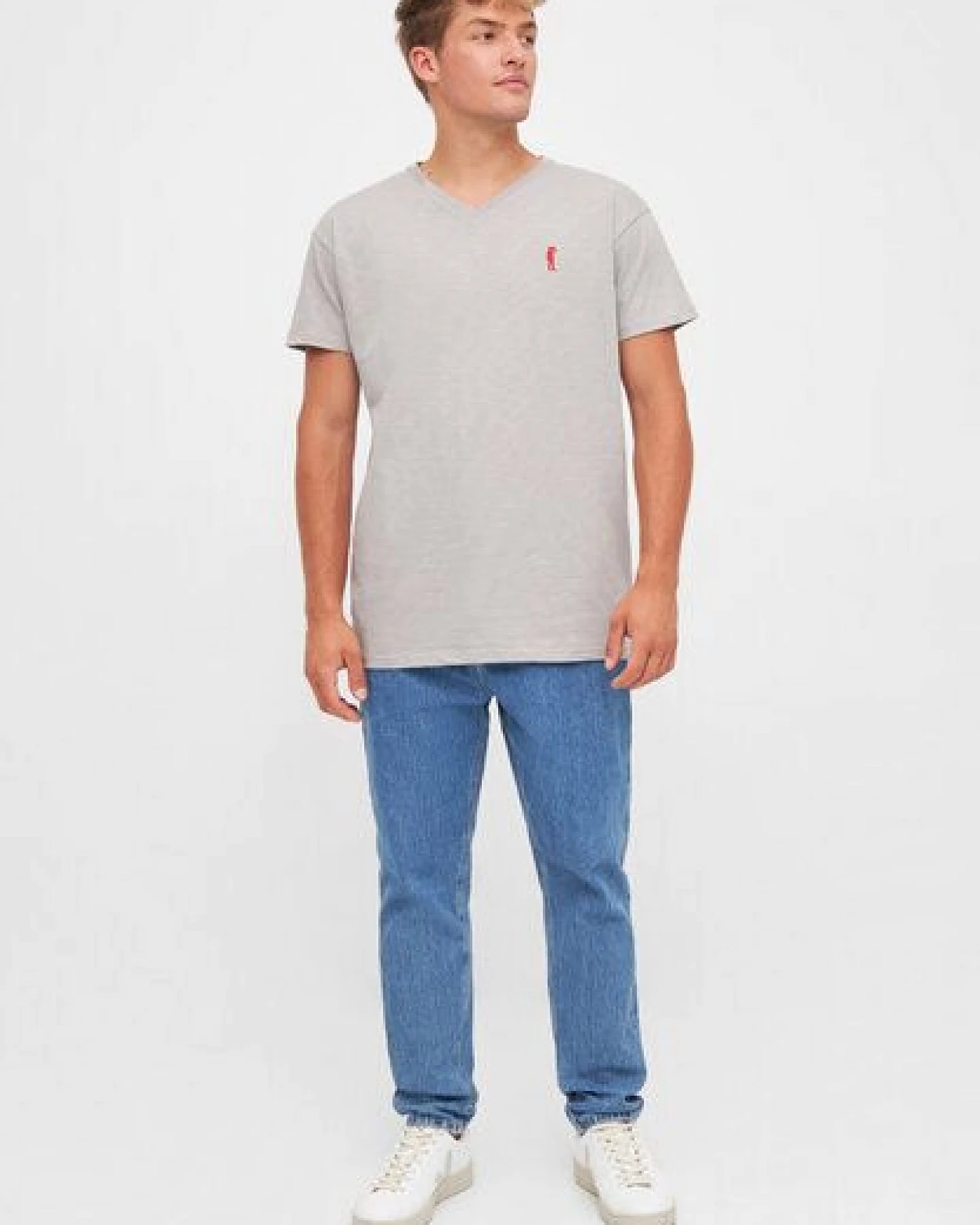 derbe Kurzarm T-shirt Print „Basic Kippes“ – Ansicht 3