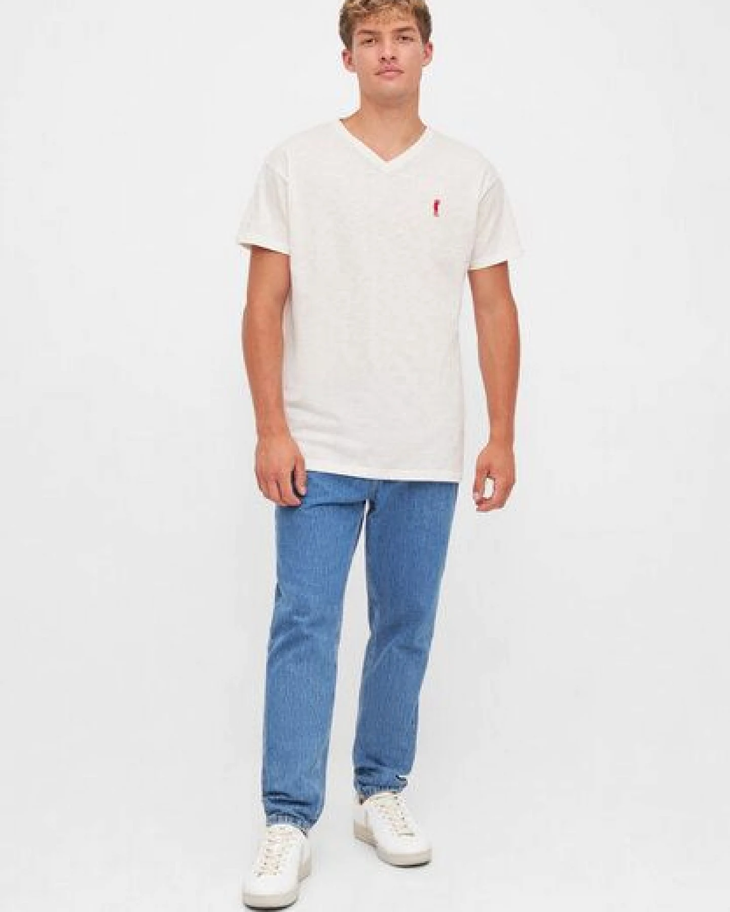 derbe Kurzarm T-shirt Print „Basic Kippes“ – Ansicht 3