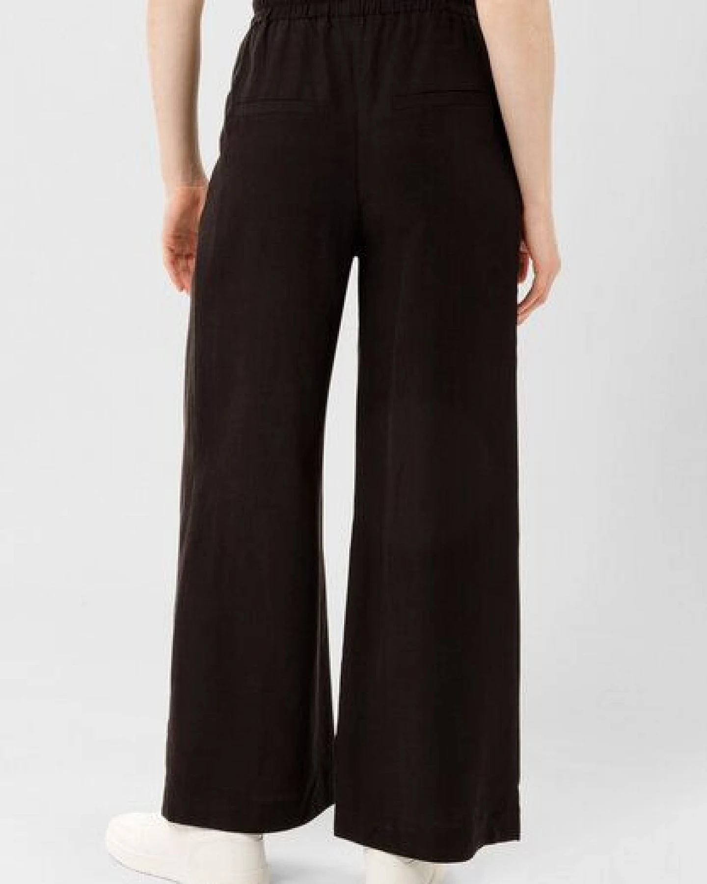 Les Lunes Lange Business Hose „Georgia Wide Leg Pants Linen“ – Ansicht 3