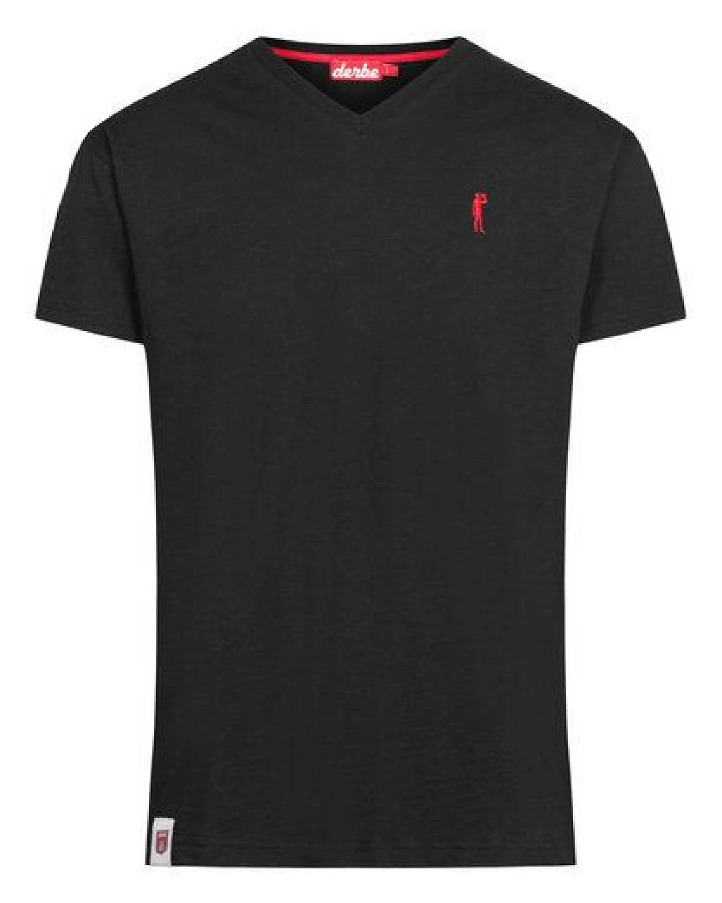 derbe Kurzarm T-shirt Print „Basic Kippes“ – Ansicht 2