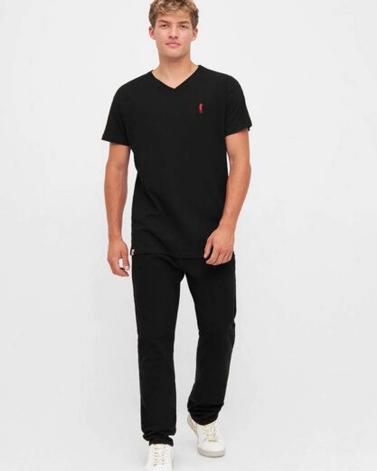 derbe Kurzarm T-shirt Print „Basic Kippes“ – Ansicht 3