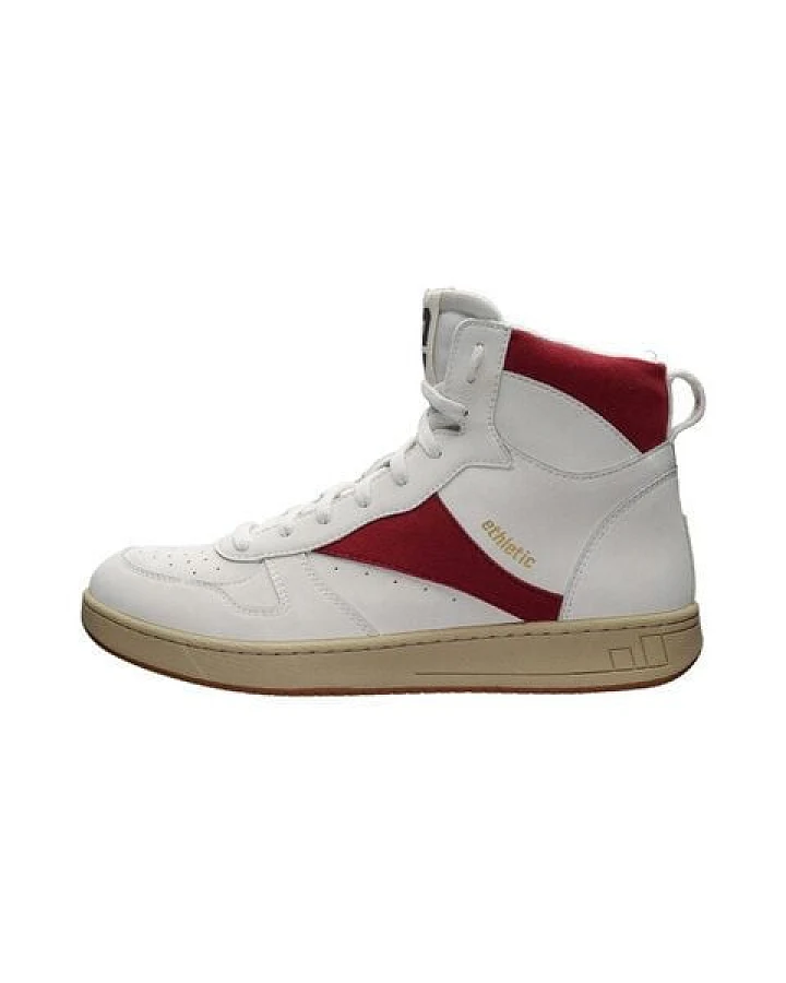 Chalk White | Accent Rio Red