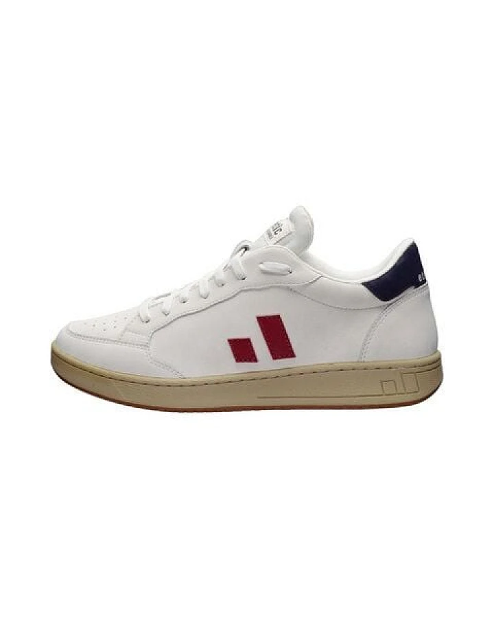 Chalk White | Accent Rio Red