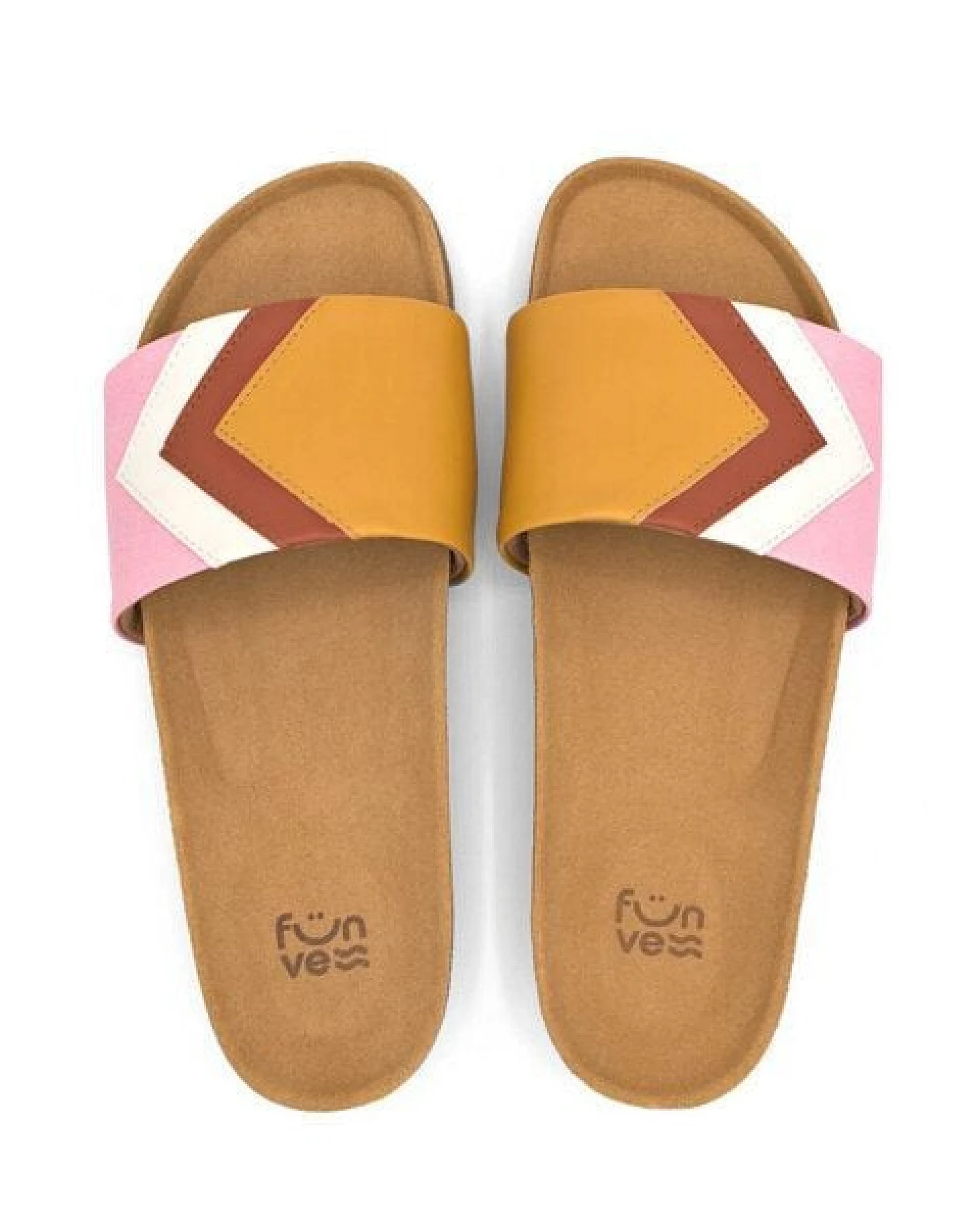 Fünve Vegane Slides mit Fußbett – Ansicht 2