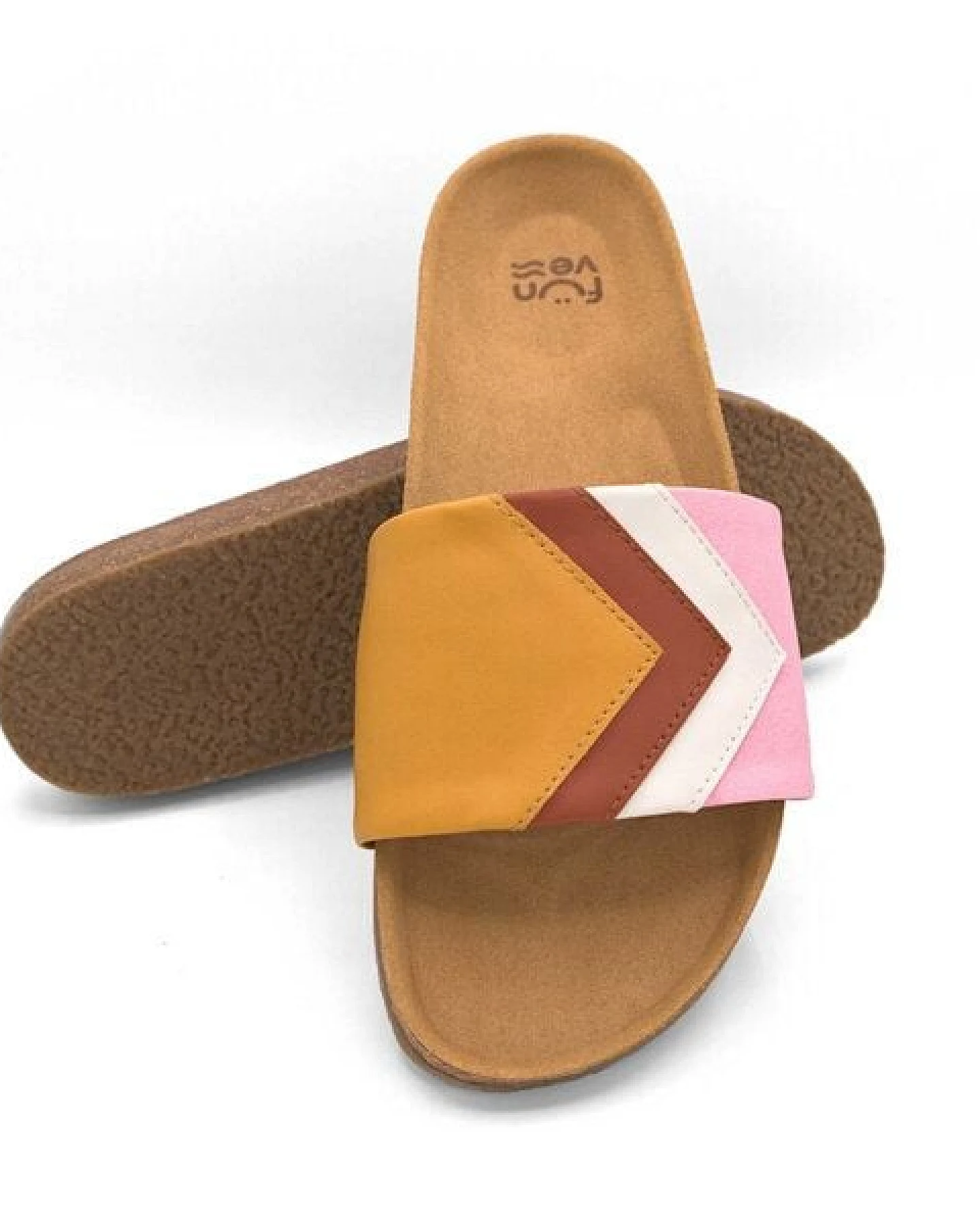 Fünve Vegane Slides mit Fußbett – Ansicht 3