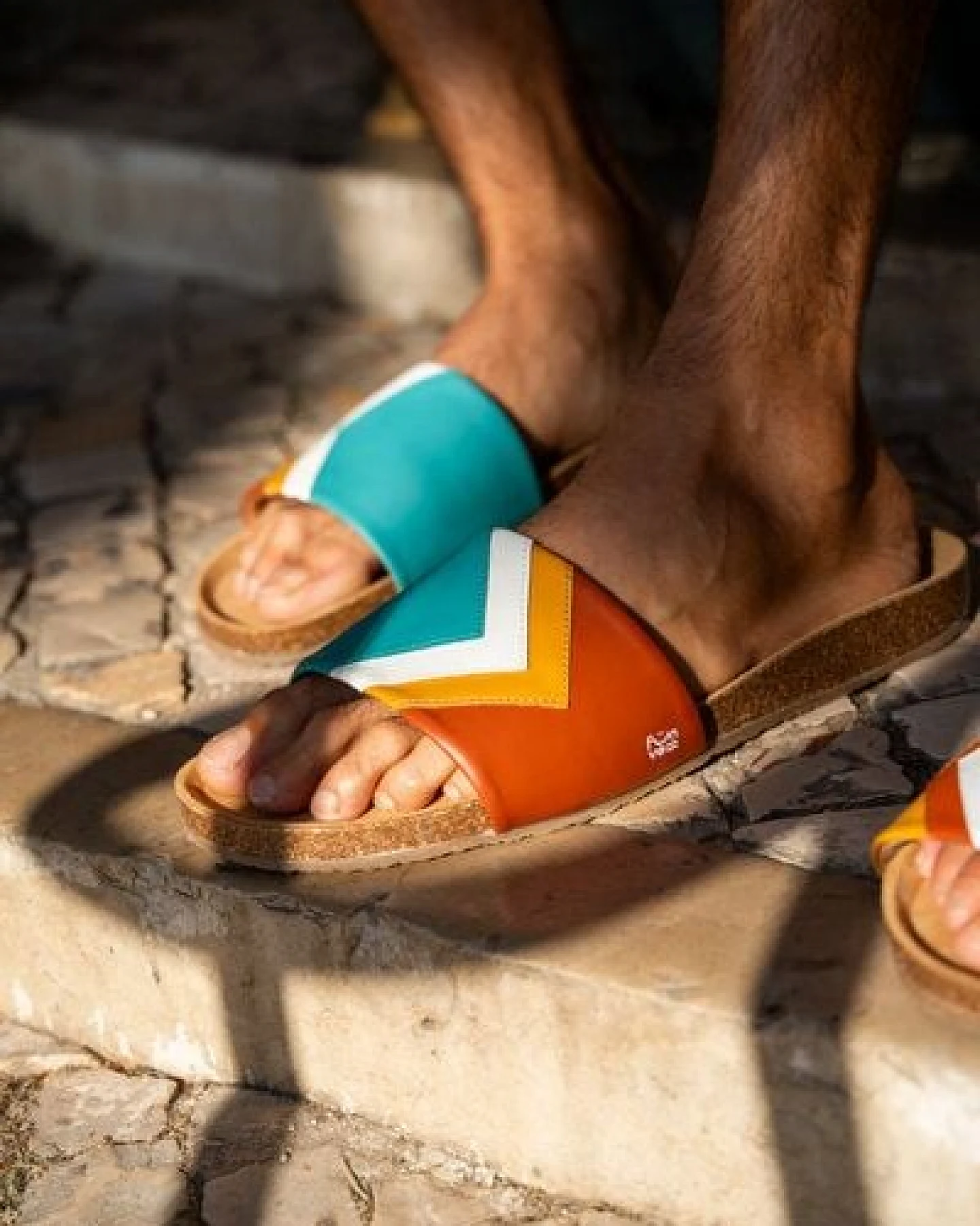 Fünve Vegane Slides mit Fußbett – Ansicht 3