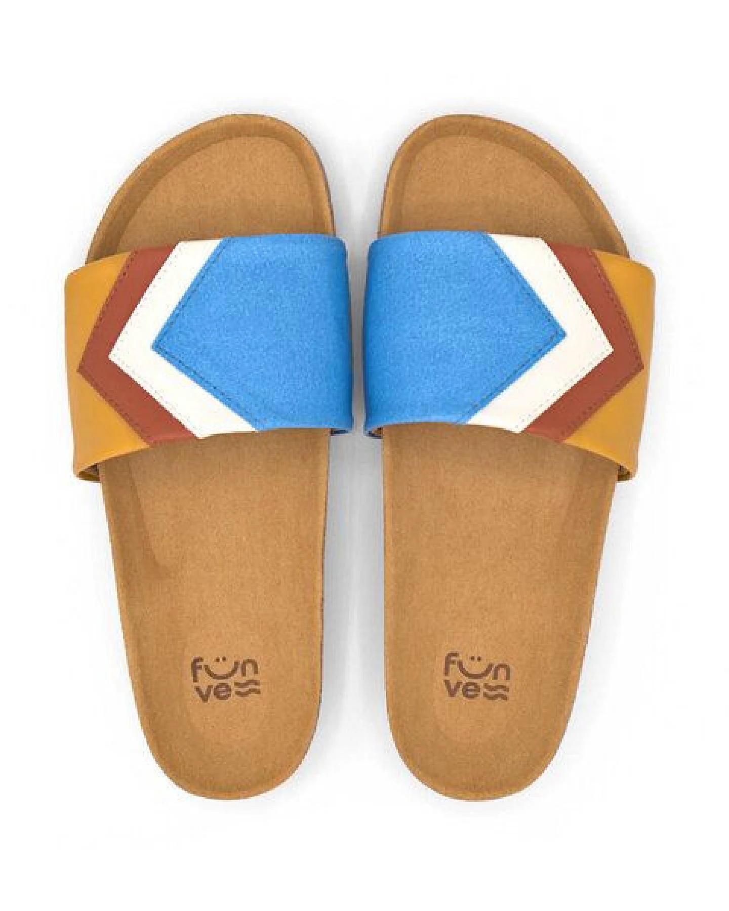 Fünve Vegane Slides mit Fußbett – Ansicht 2