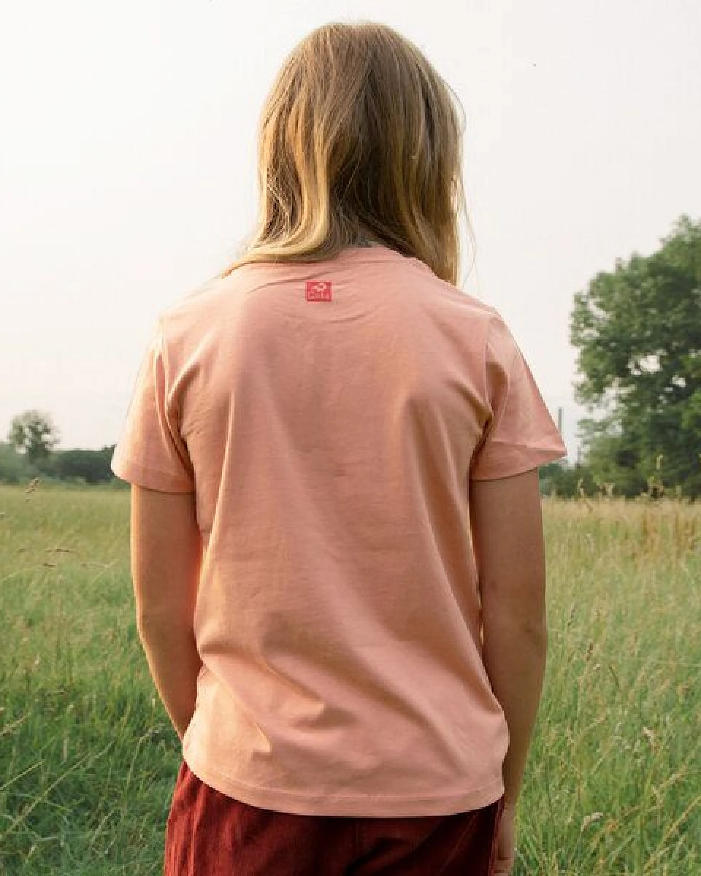 Cmig Kinder T-Shirt Erdbeere in fraiche peche – Ansicht 3