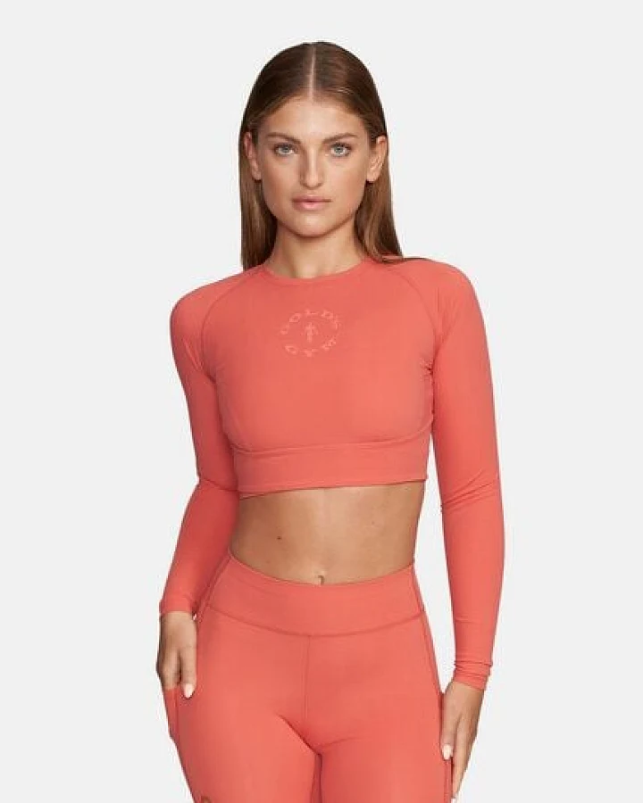 Gold's Gym kurzes Langarmshirt „Helen“