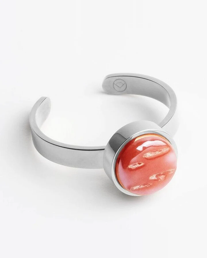 ALEXASCHA Größenverstellbarer Ring mit Stein