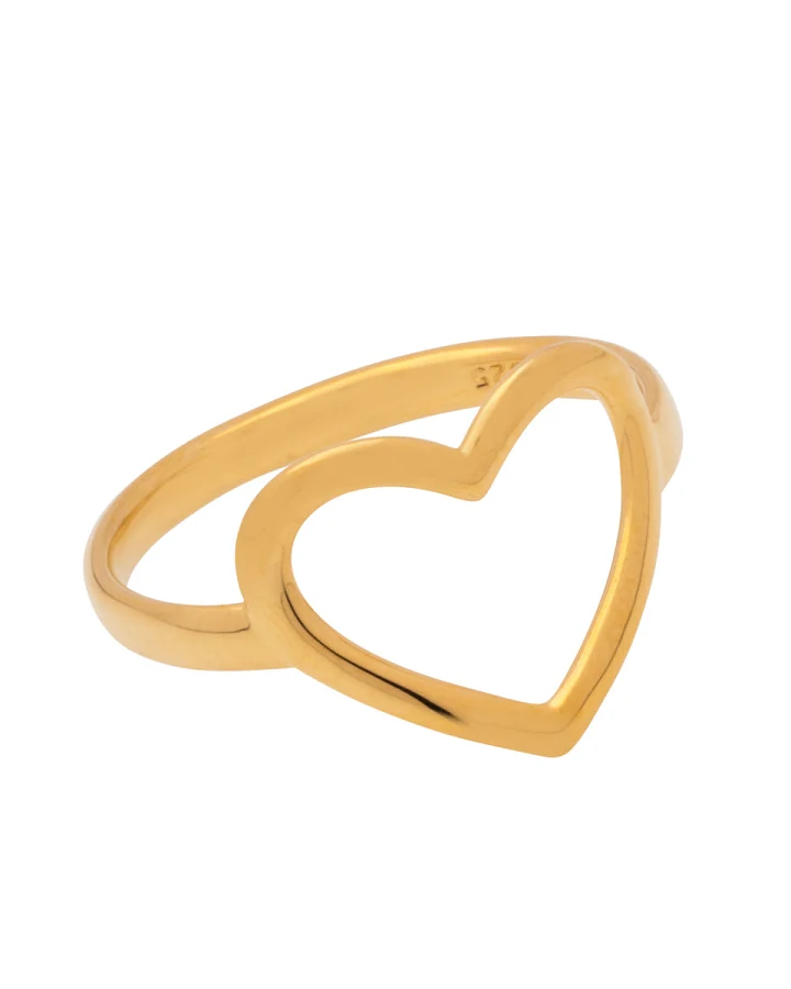 Hoffnungsträger Open Heart Ring Gold 8.0