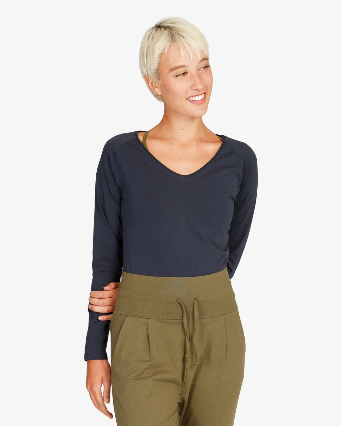 Kismet Perfect Shirt - Anthracite S – Ansicht 4